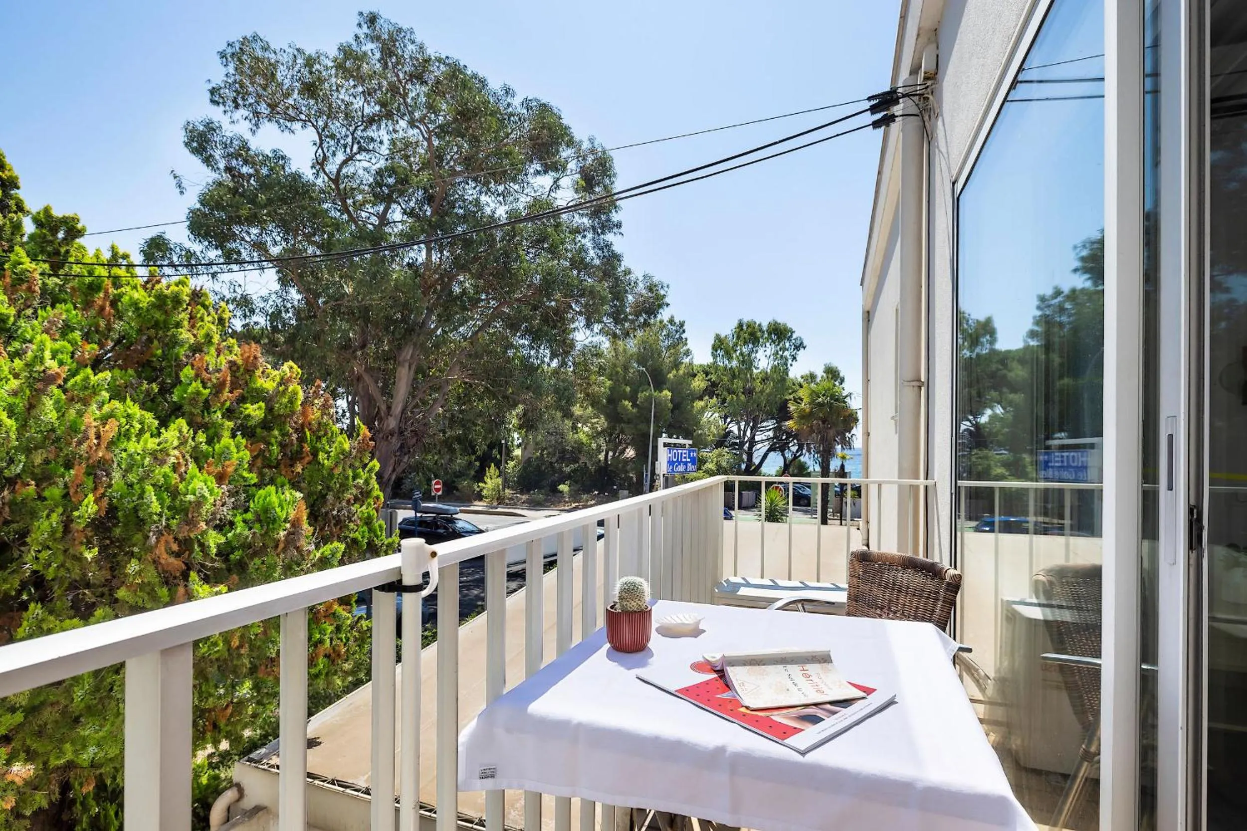 View (from property/room) in Hotel Le Golfe Bleu