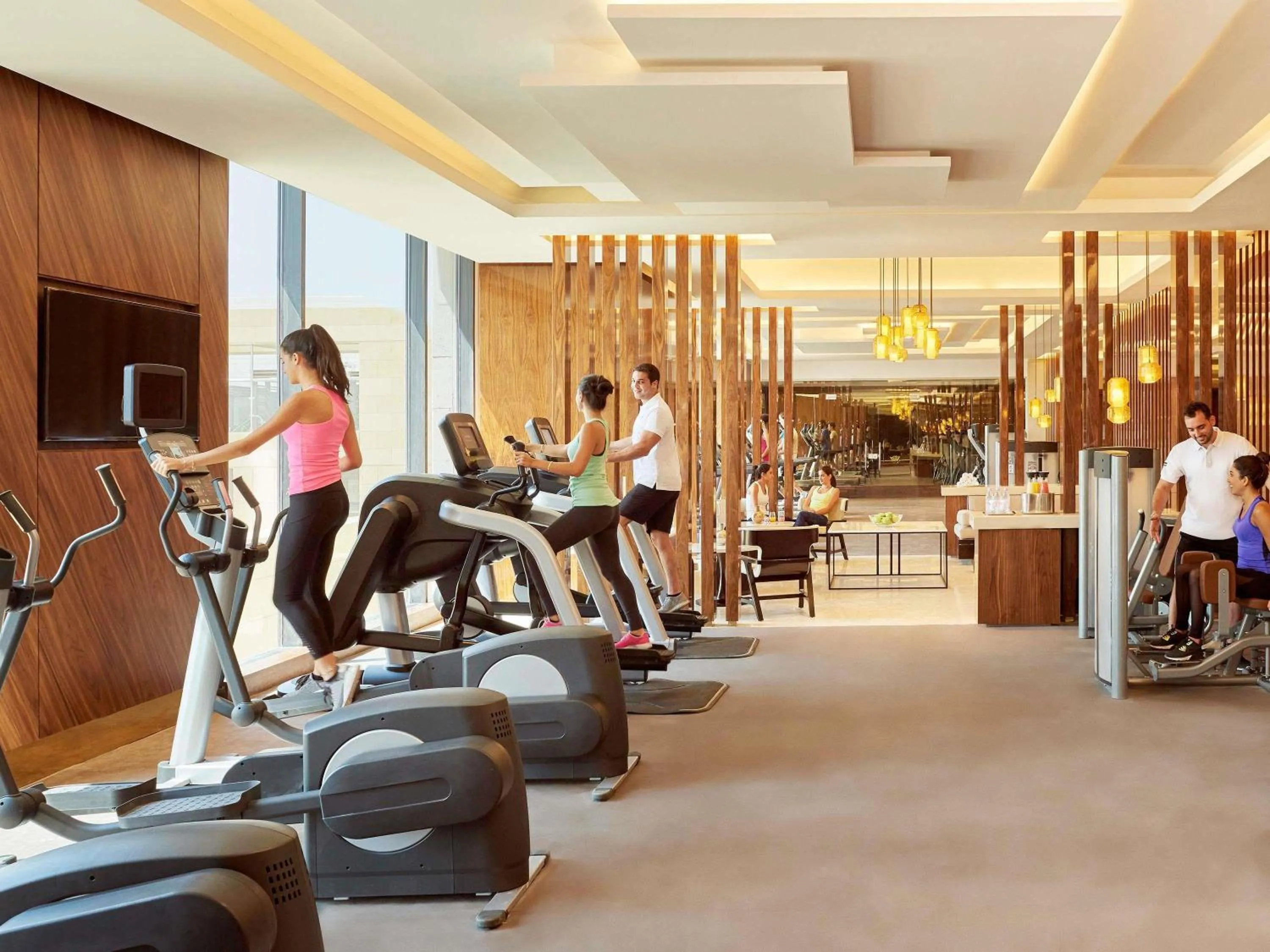 Fitness centre/facilities in Fairmont Amman