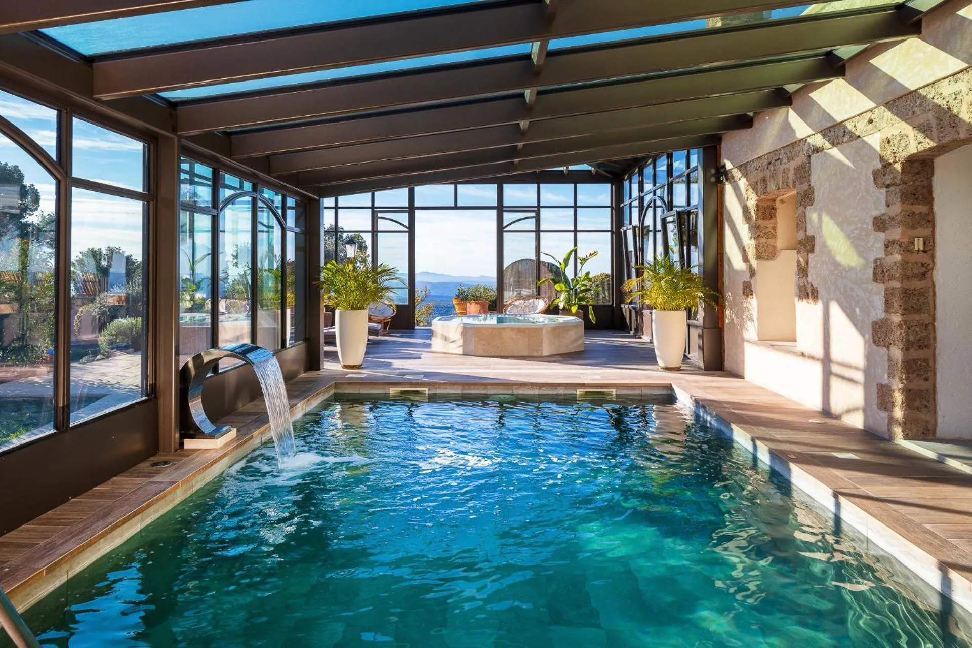 Swimming pool in La Bastide De Tourtour Hotel & Spa