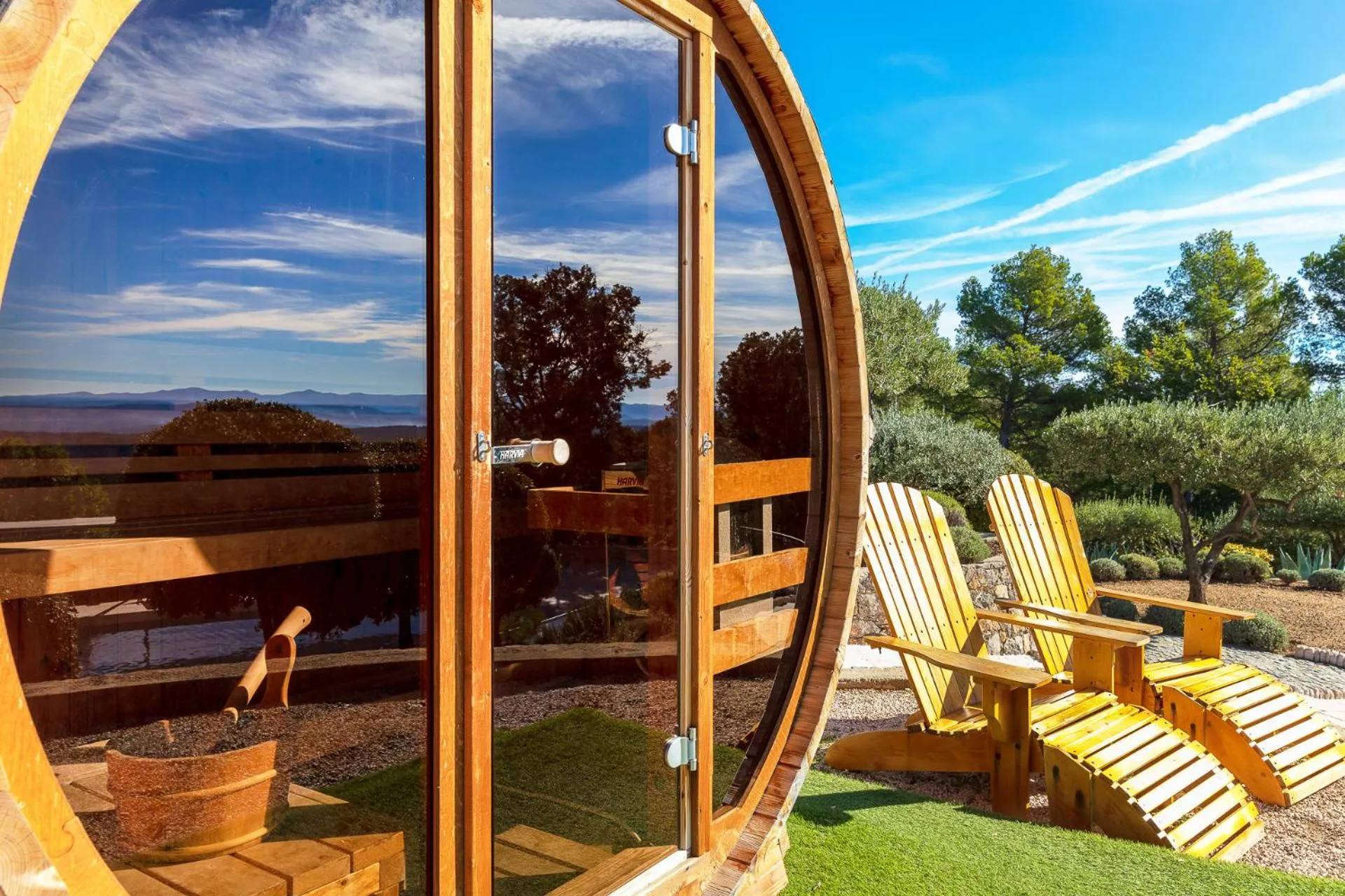 Sauna in La Bastide De Tourtour Hotel & Spa