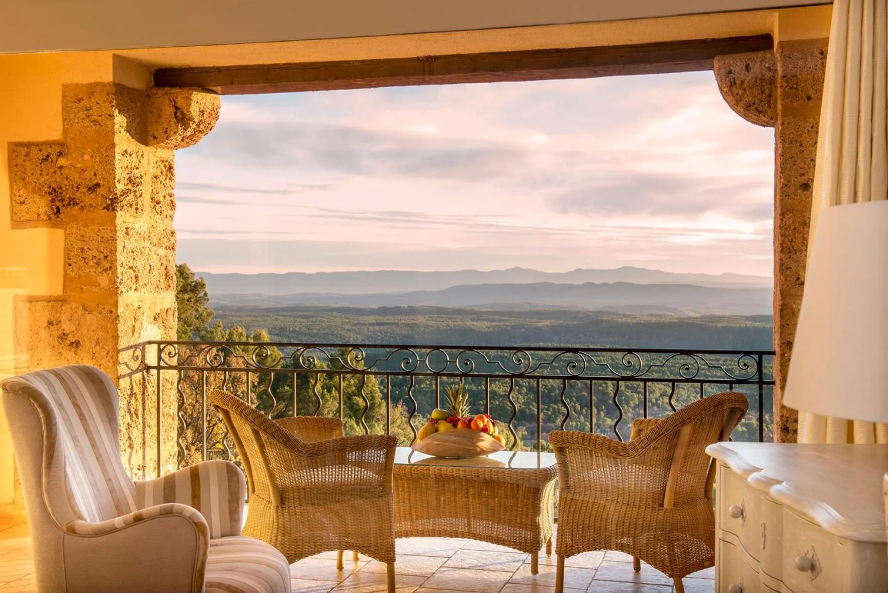 Balcony/Terrace in La Bastide De Tourtour Hotel & Spa