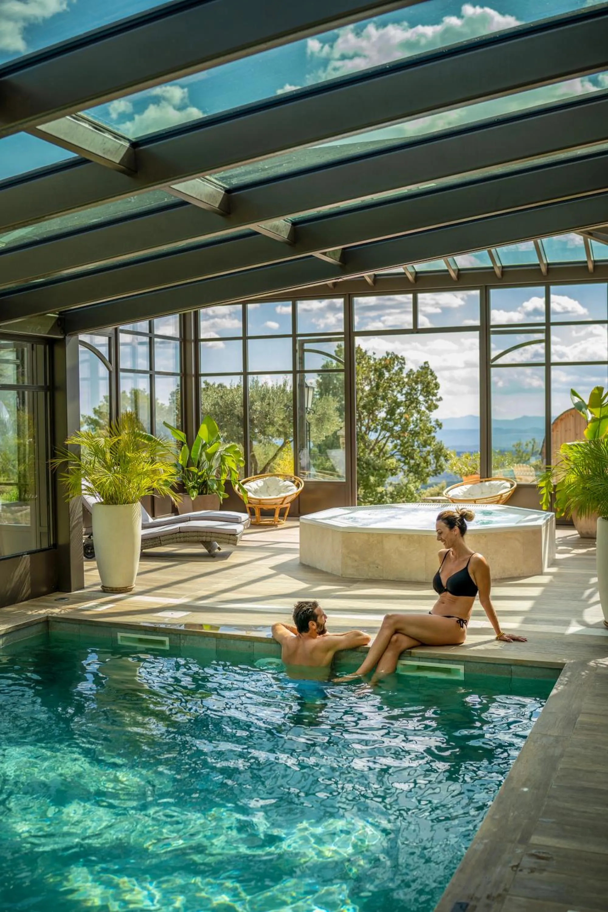 Spa and wellness centre/facilities in La Bastide De Tourtour Hotel & Spa