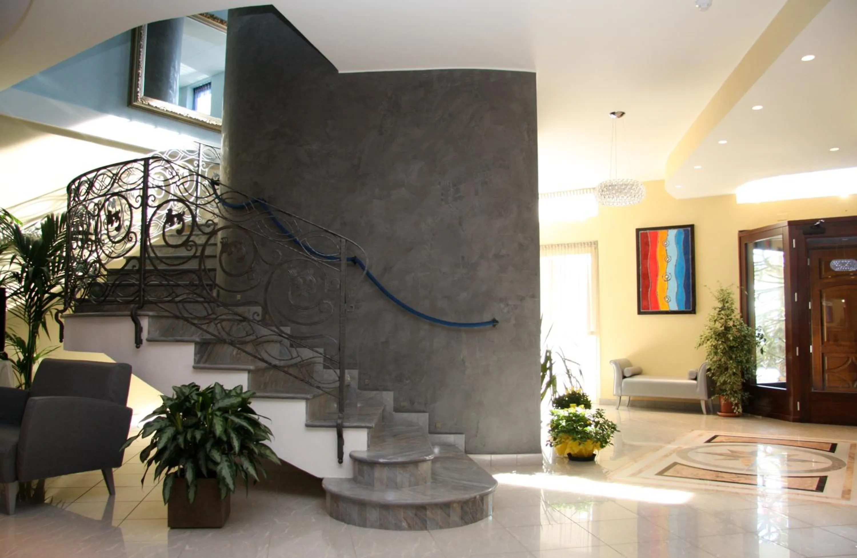 Lobby or reception in Hotel Villa Cinzia