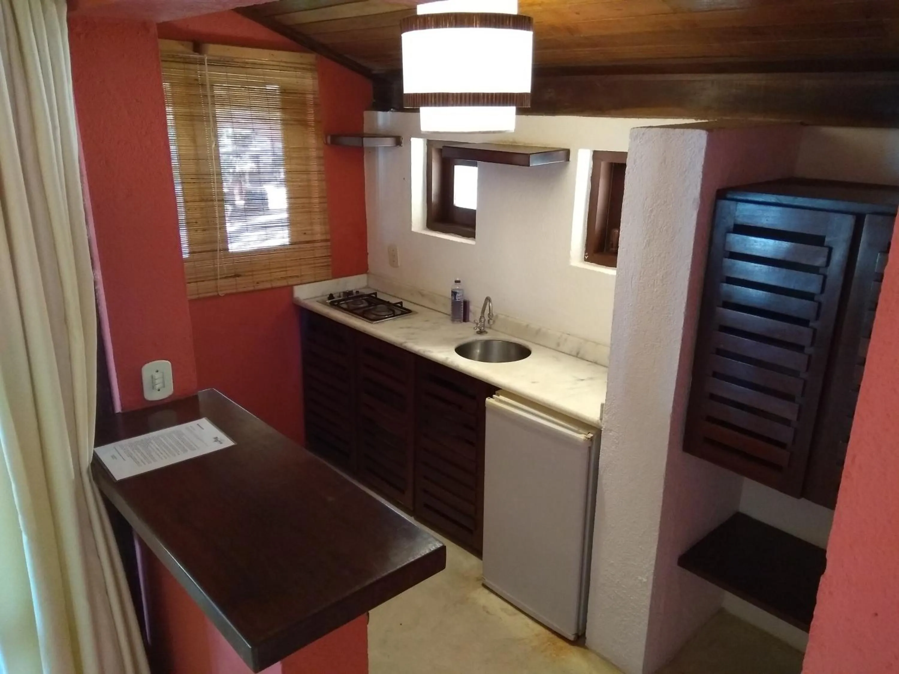 Communal kitchen in Baixu Village