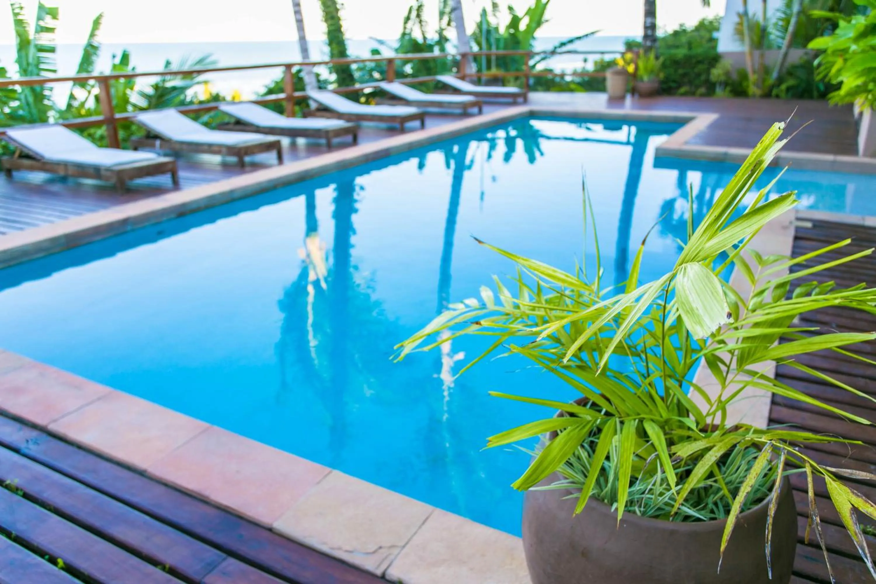 Swimming pool in Baixu Village