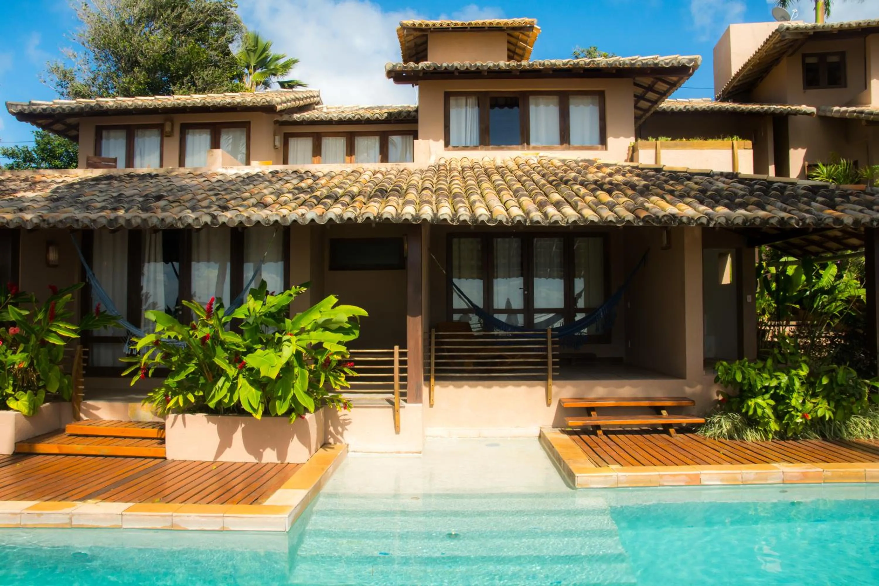 Pool view in Baixu Village