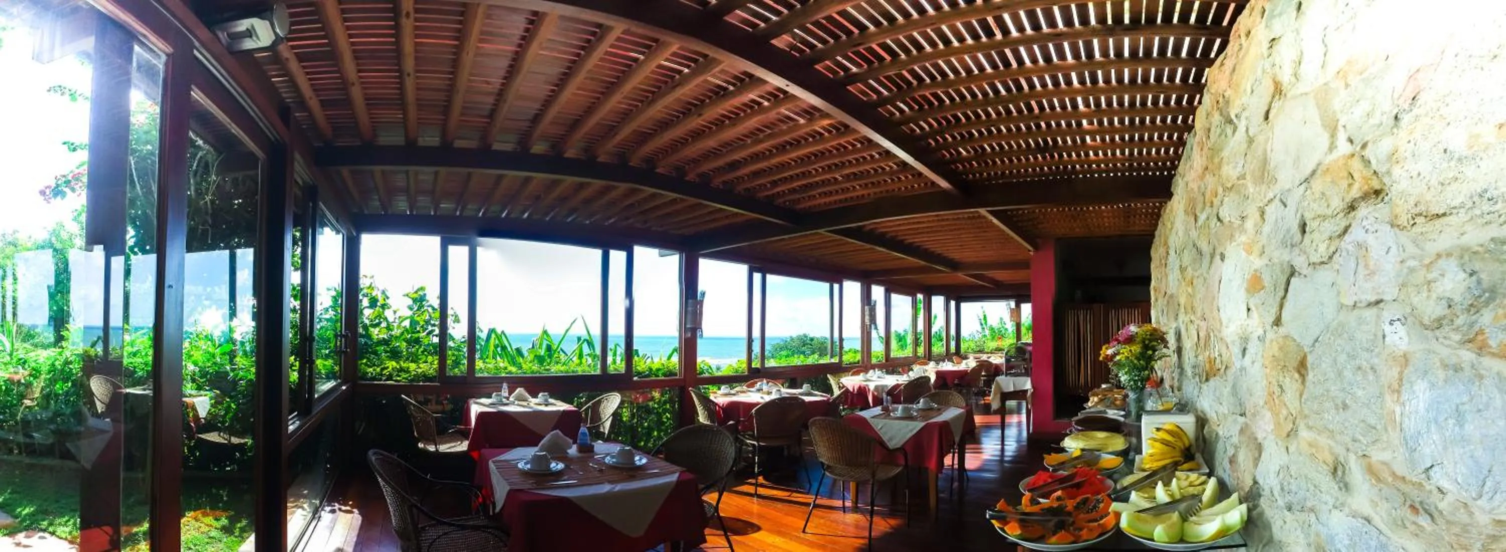 Buffet breakfast in Baixu Village