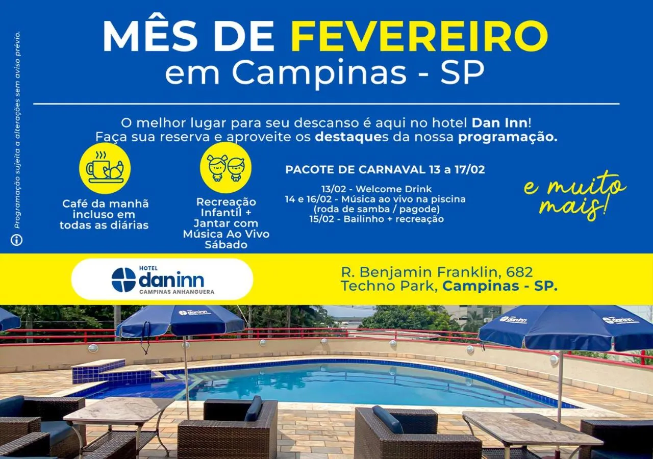 Property building in Hotel Dan Inn Campinas Anhanguera - By Nacional Inn