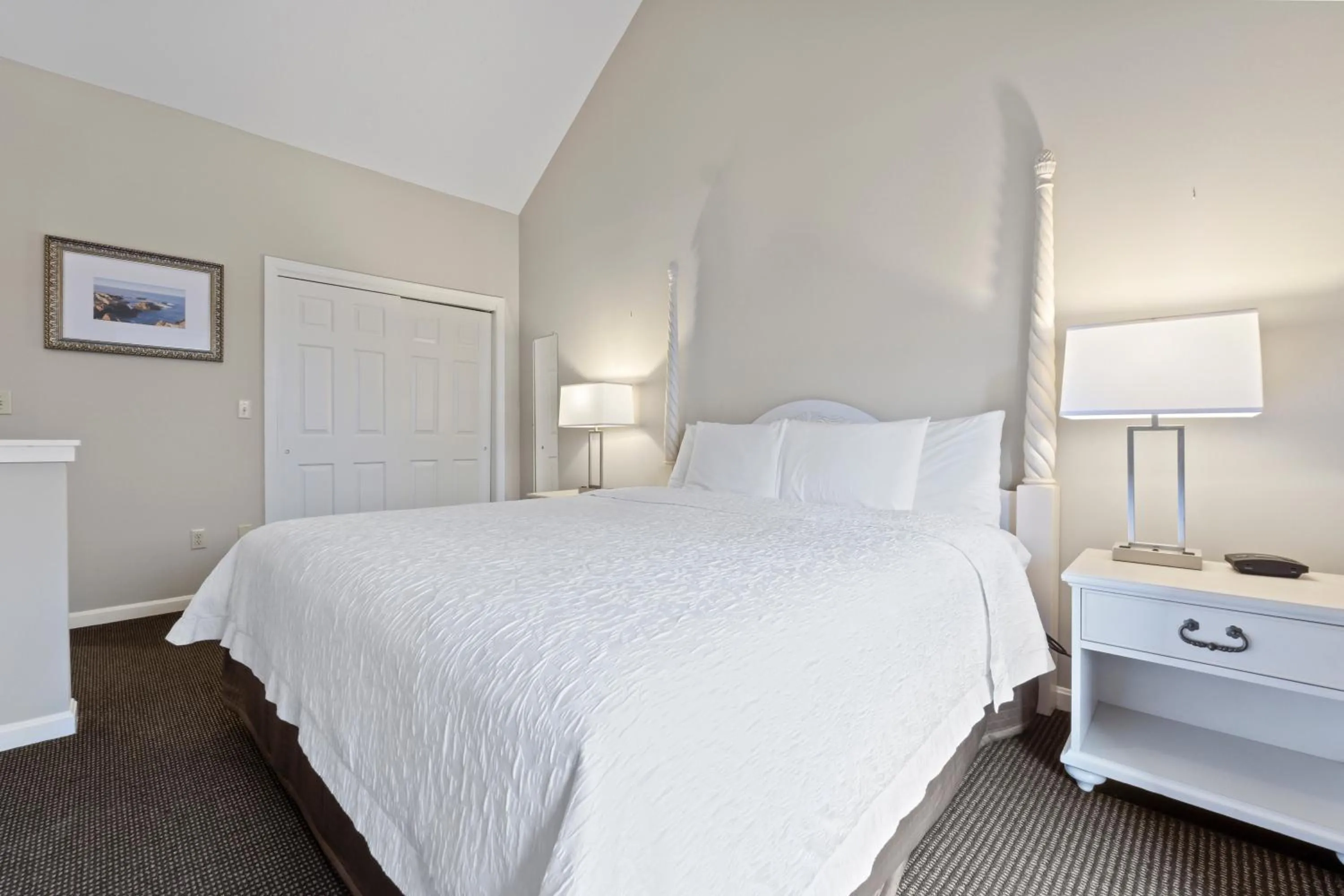 Bed in Sea Rose Suites