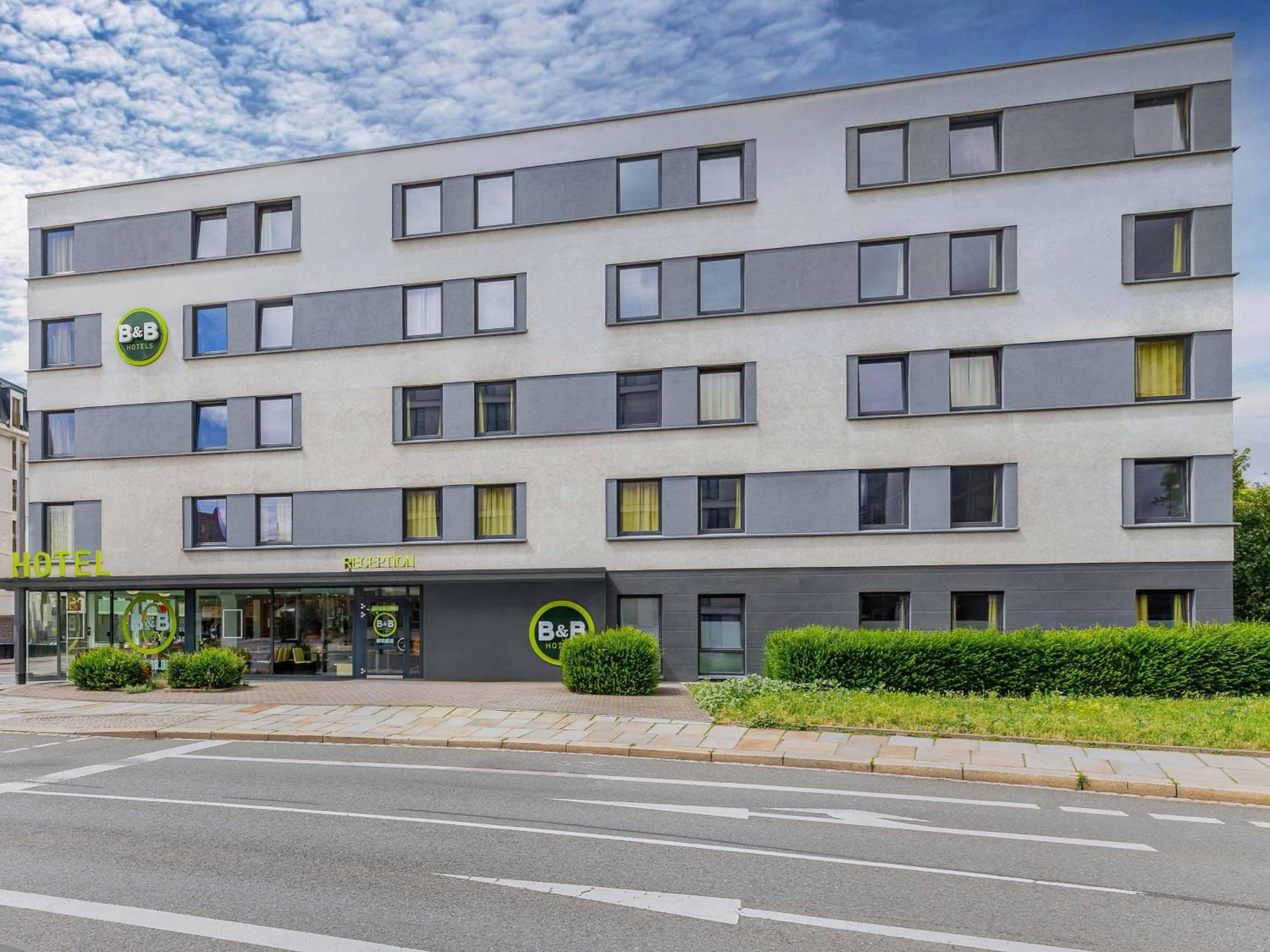 Property building in B&B Hotel Dresden-Messe