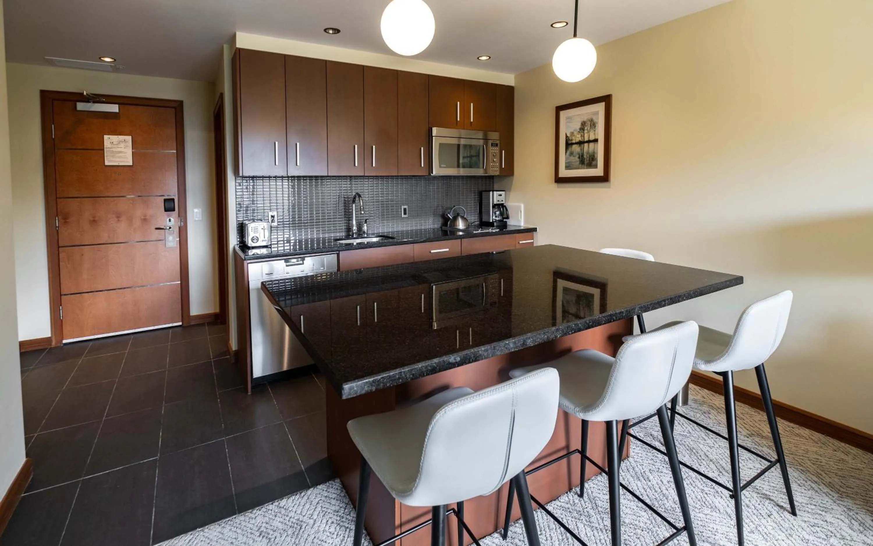 Kitchen or kitchenette in Sutton Place Hotel Revelstoke Mountain Resort