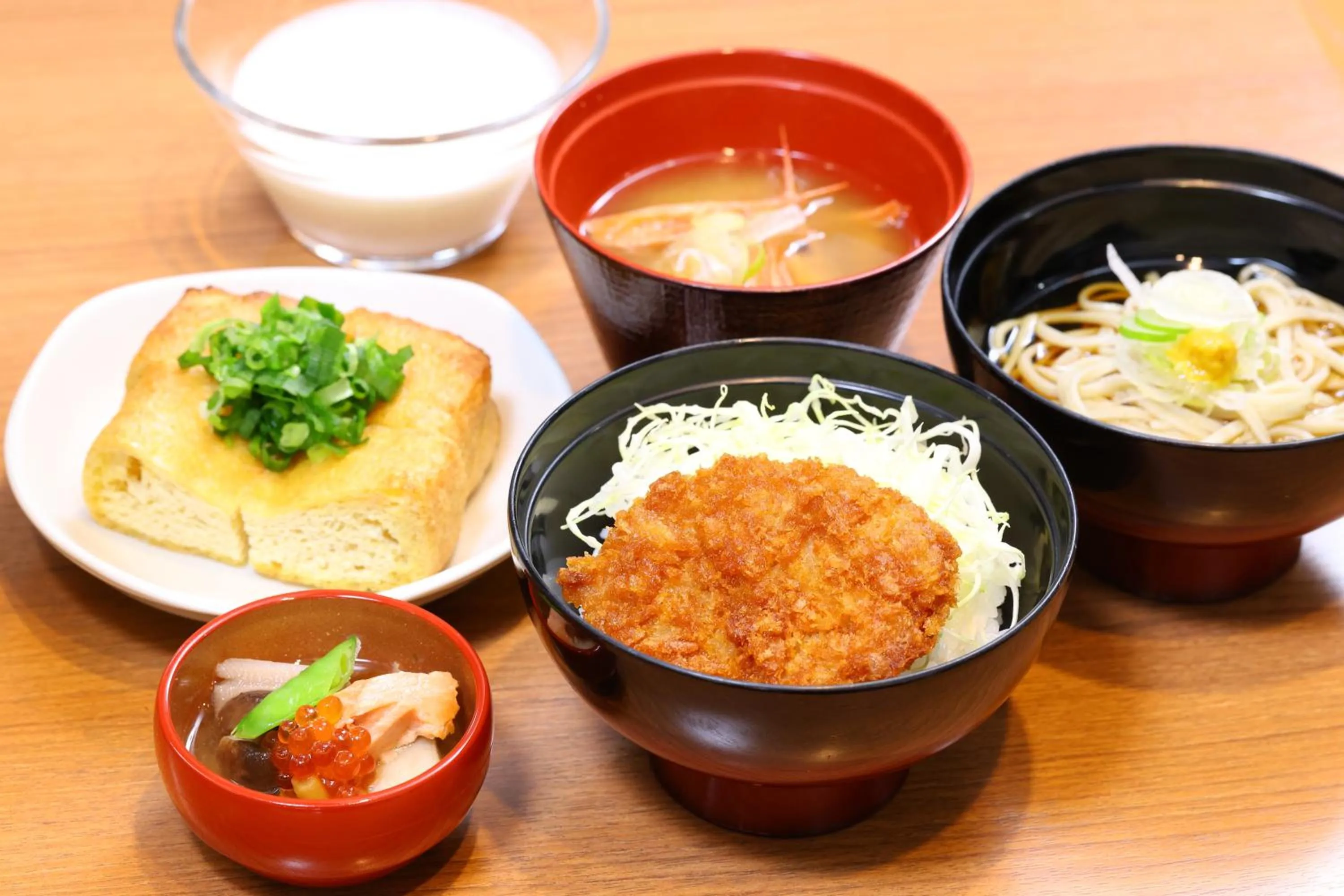 Breakfast in Tennen Onsen Taho-no-Yu Dormy Inn Niigata