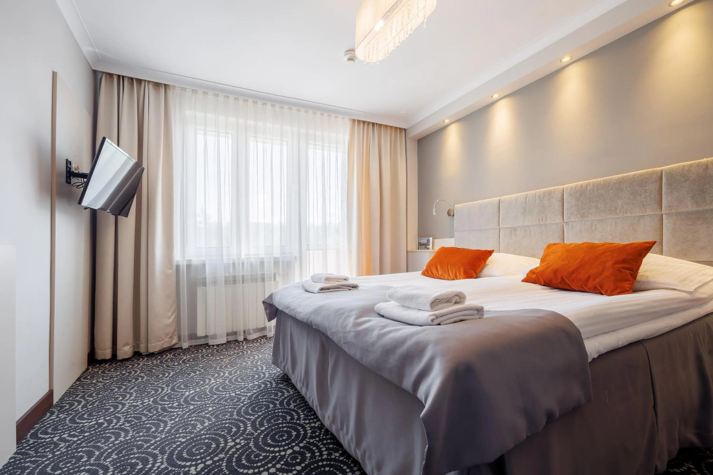 Bedroom, Bed in Hotel Cristal Park