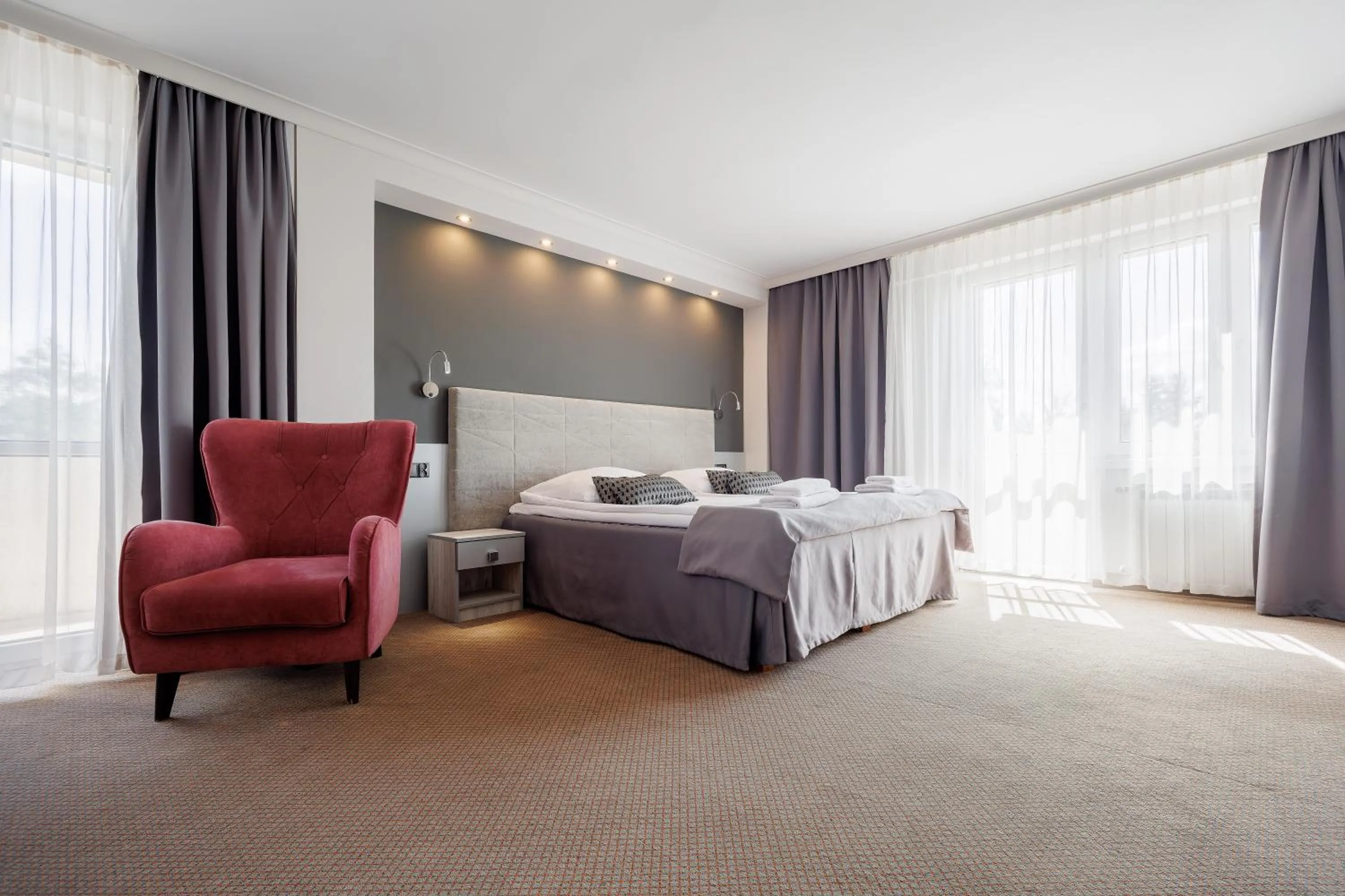 Bed in Hotel Cristal Park