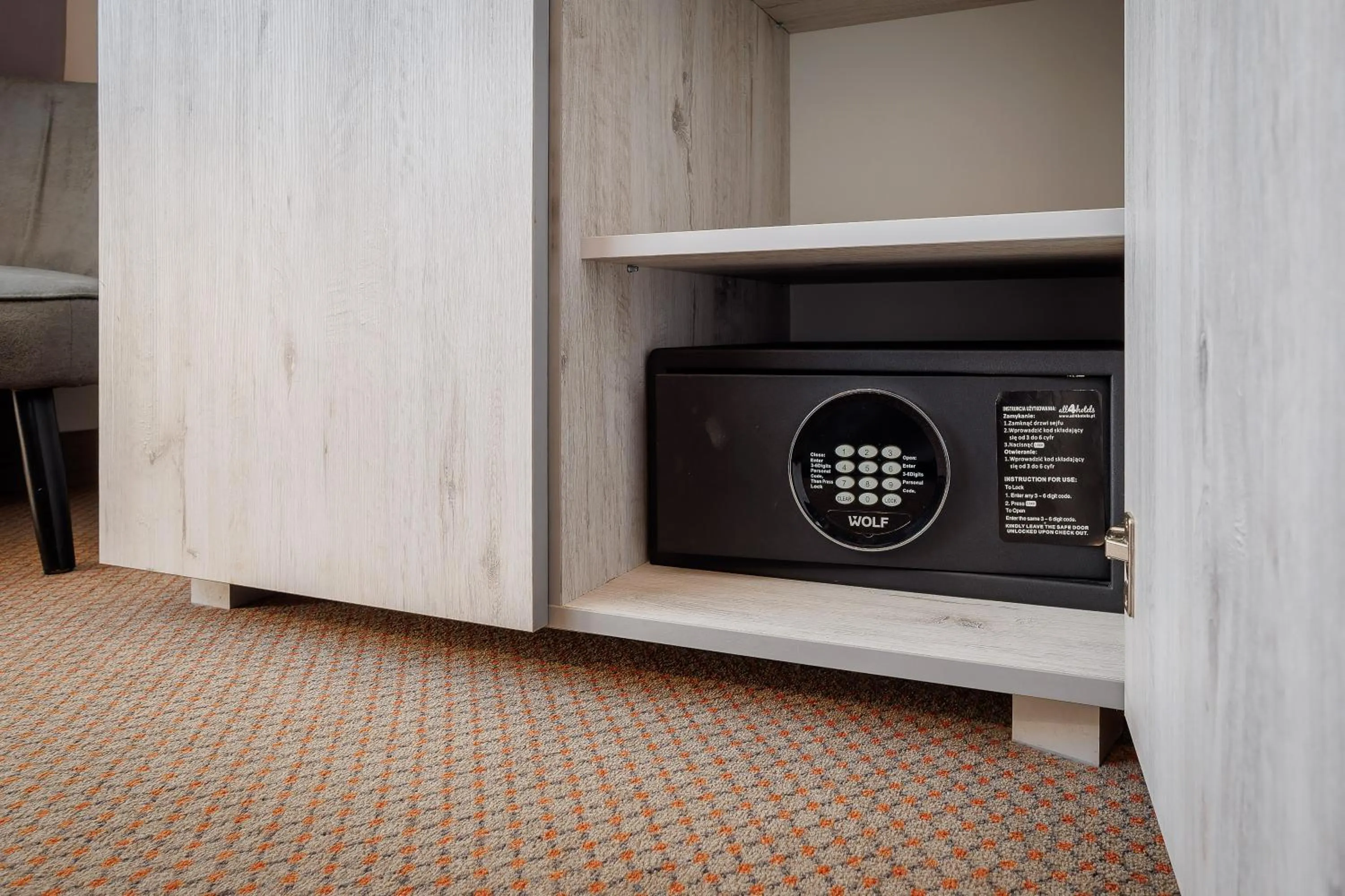 safe in Hotel Cristal Park