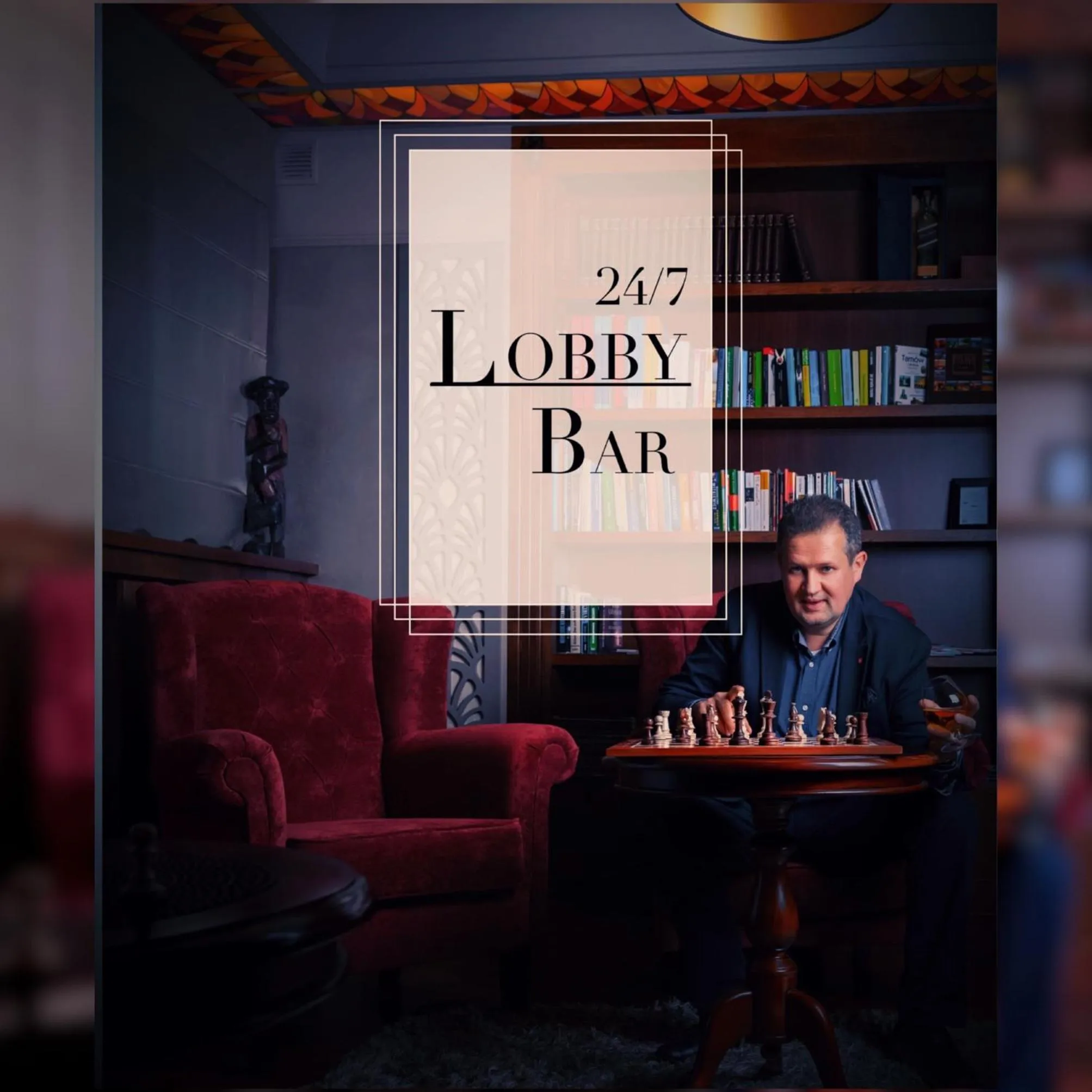 Library in Hotel Cristal Park