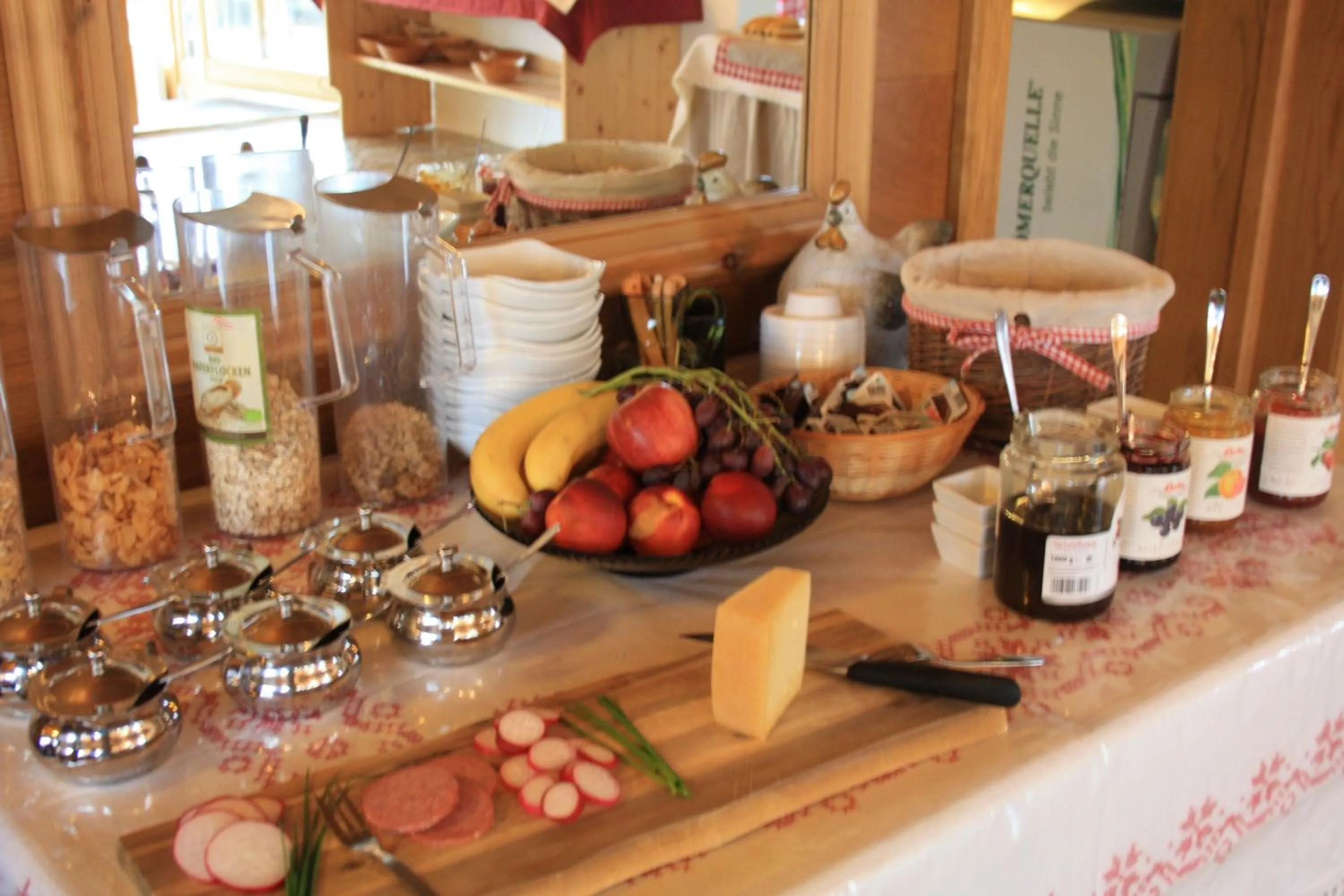 Buffet breakfast in Landhotel Wolf