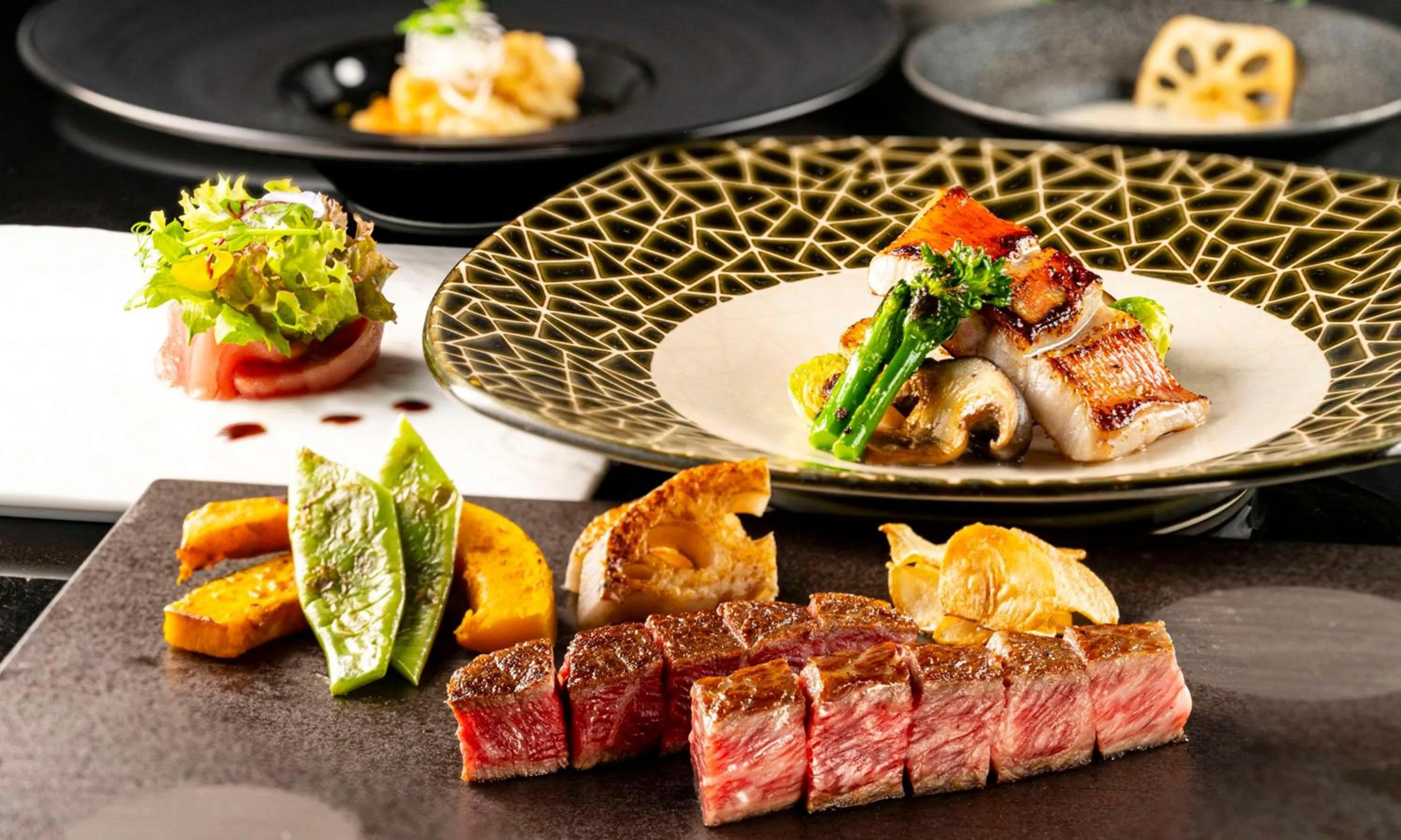 Dining area in Hilton Fukuoka Sea Hawk