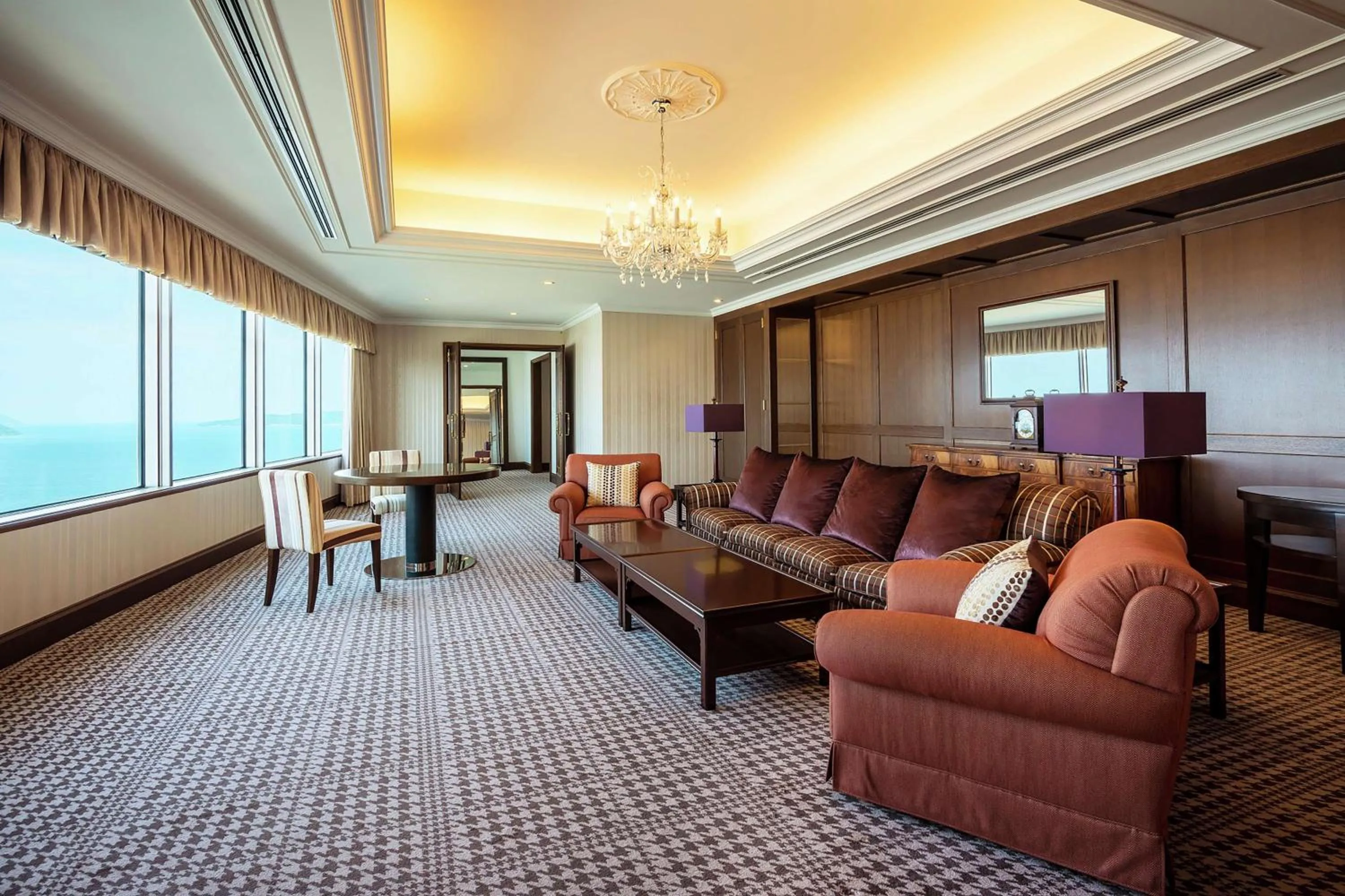 Living room in Hilton Fukuoka Sea Hawk