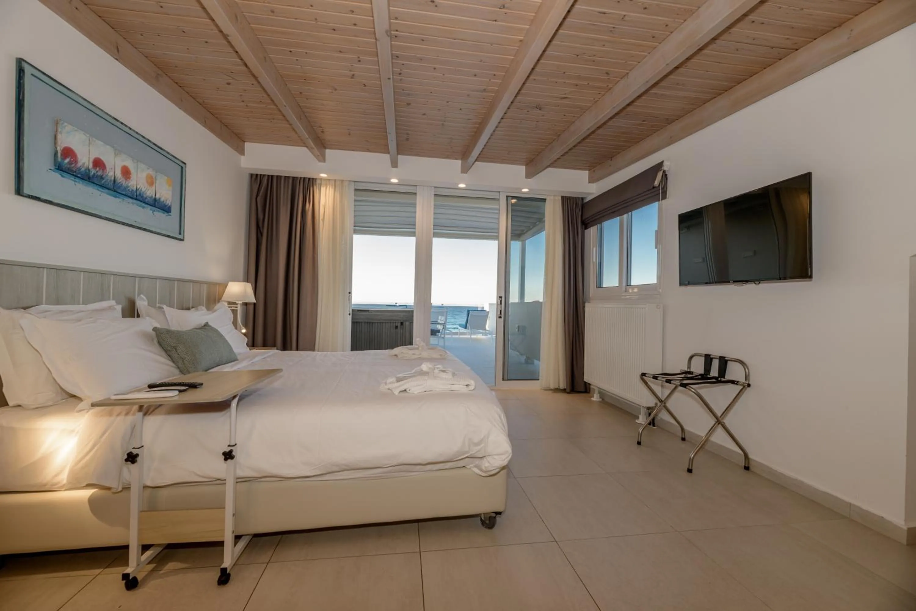 Bedroom, Bed in Iakinthos, Tsilivi Beach