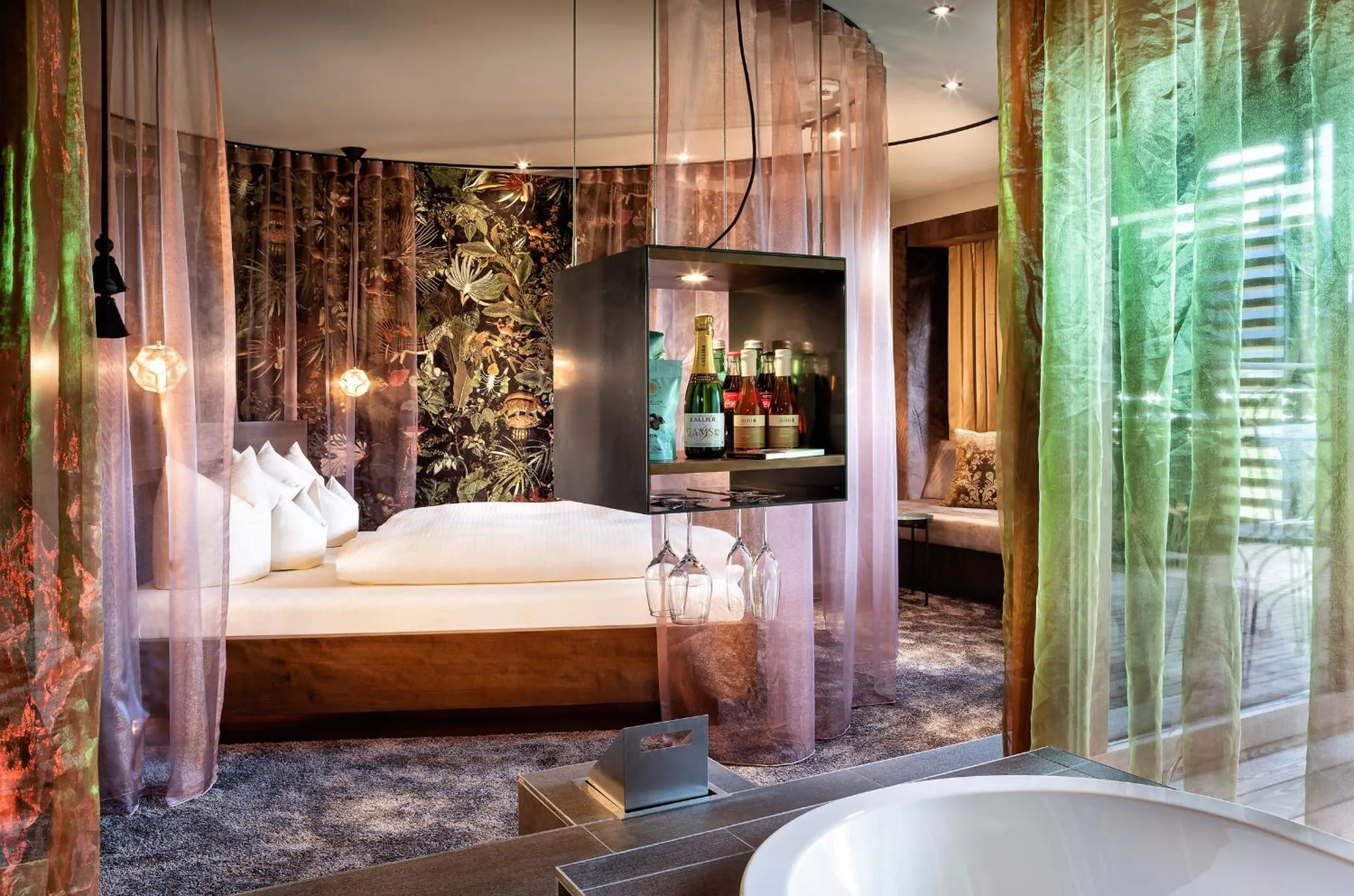 Photo of the whole room, Bed in GAMS zu zweit