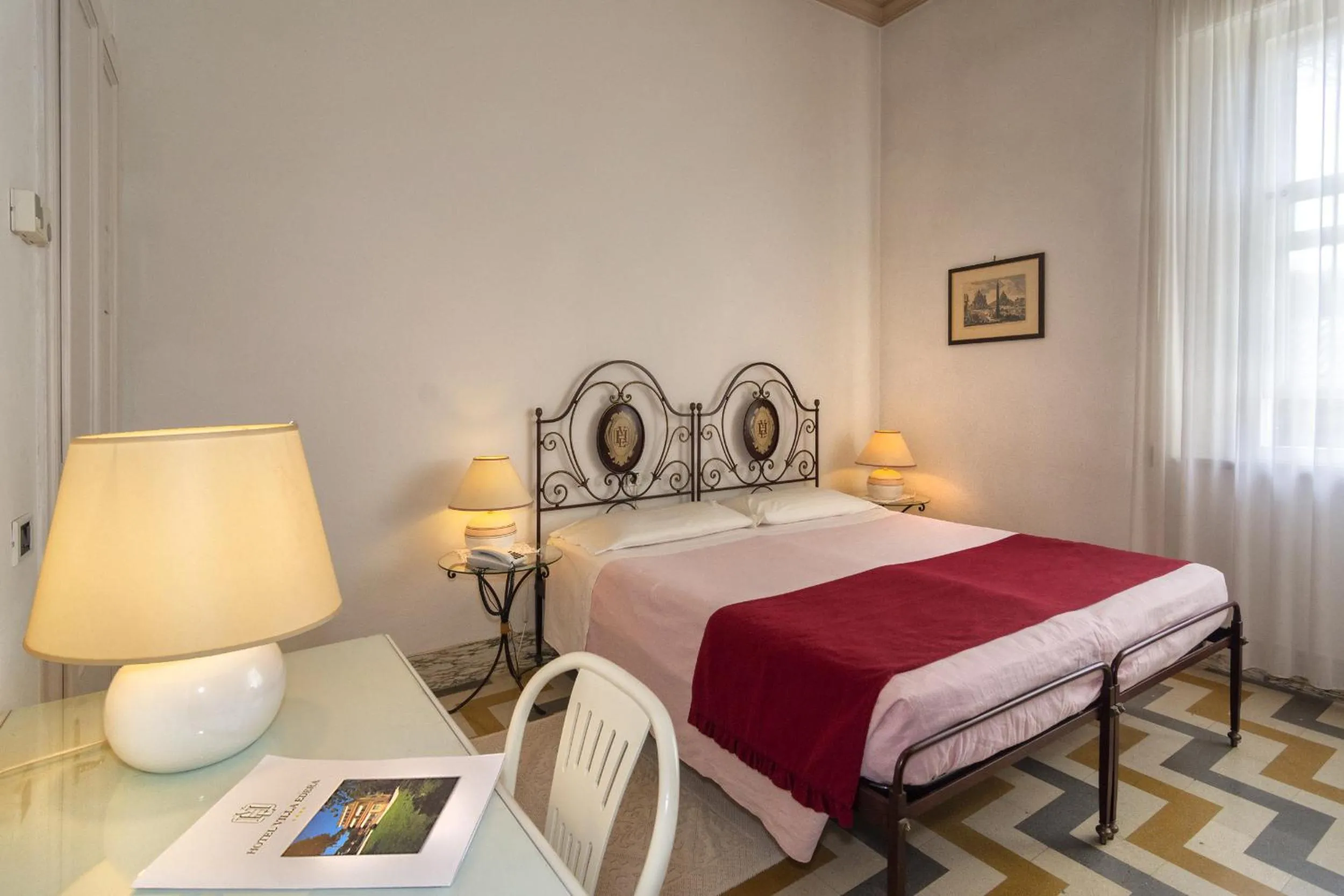 Bed in Hotel Villa Edera