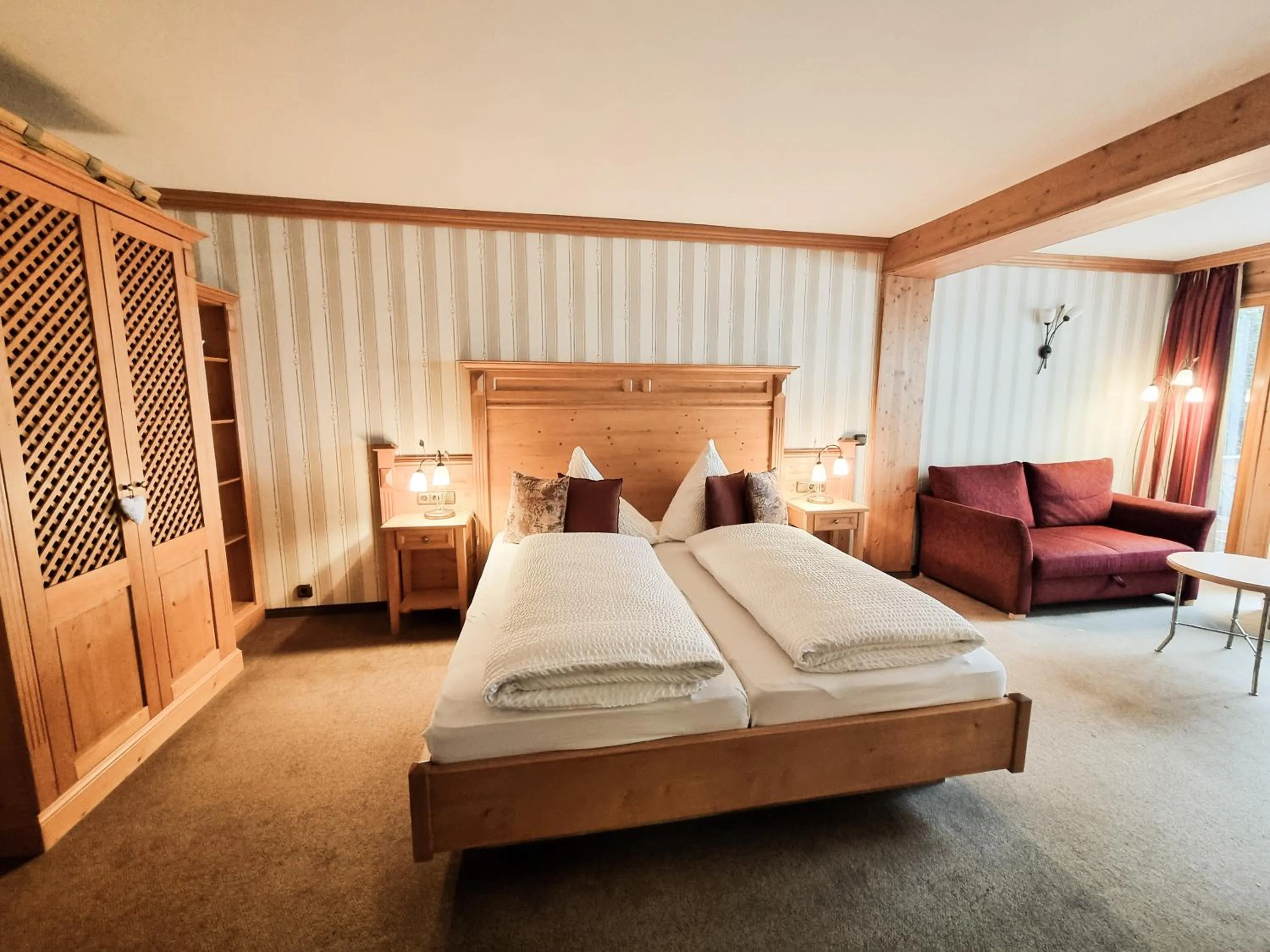 Bed in Landhaus Talblick- Frühstückspension