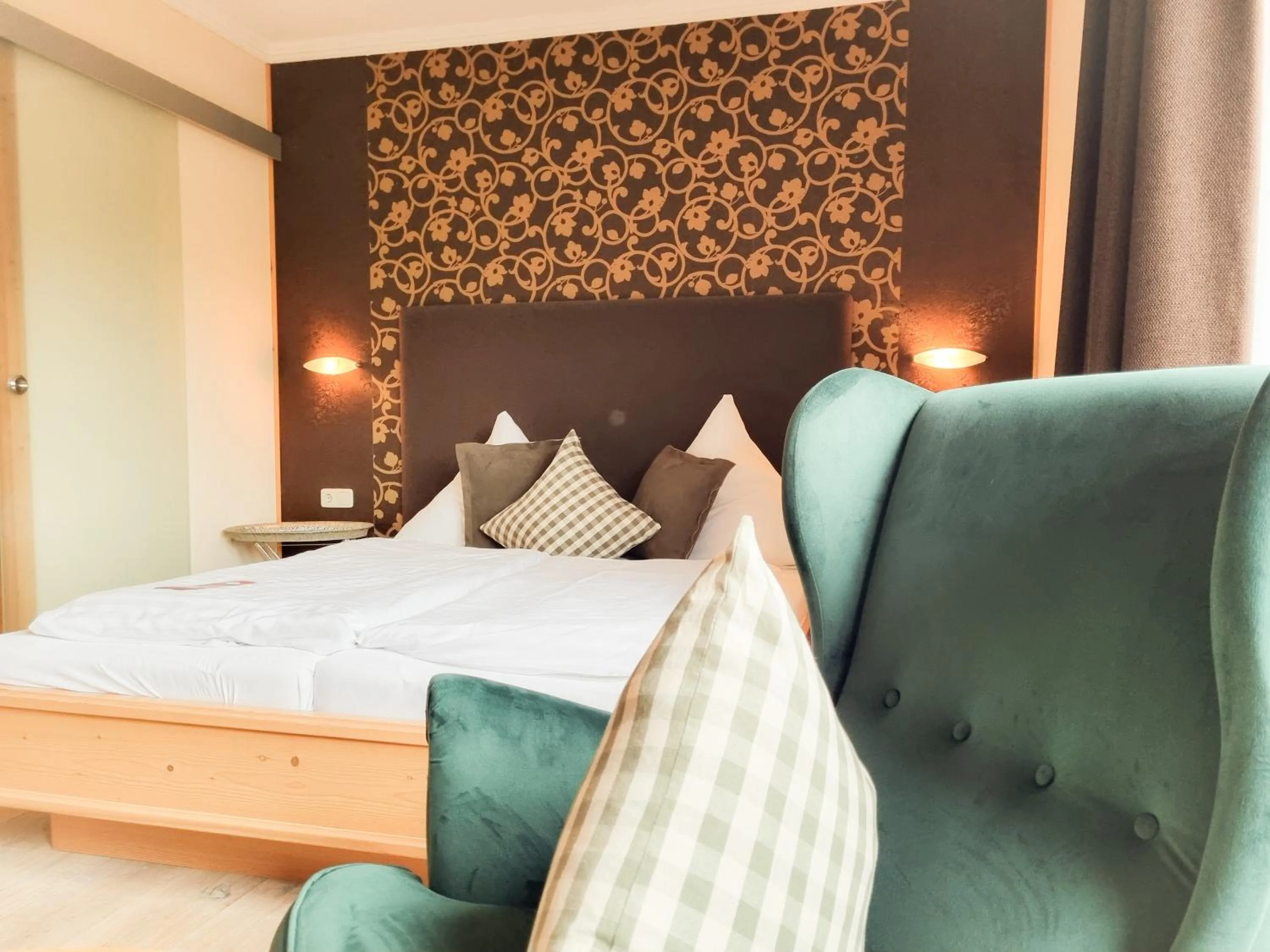 Bed in Landhaus Talblick- Frühstückspension