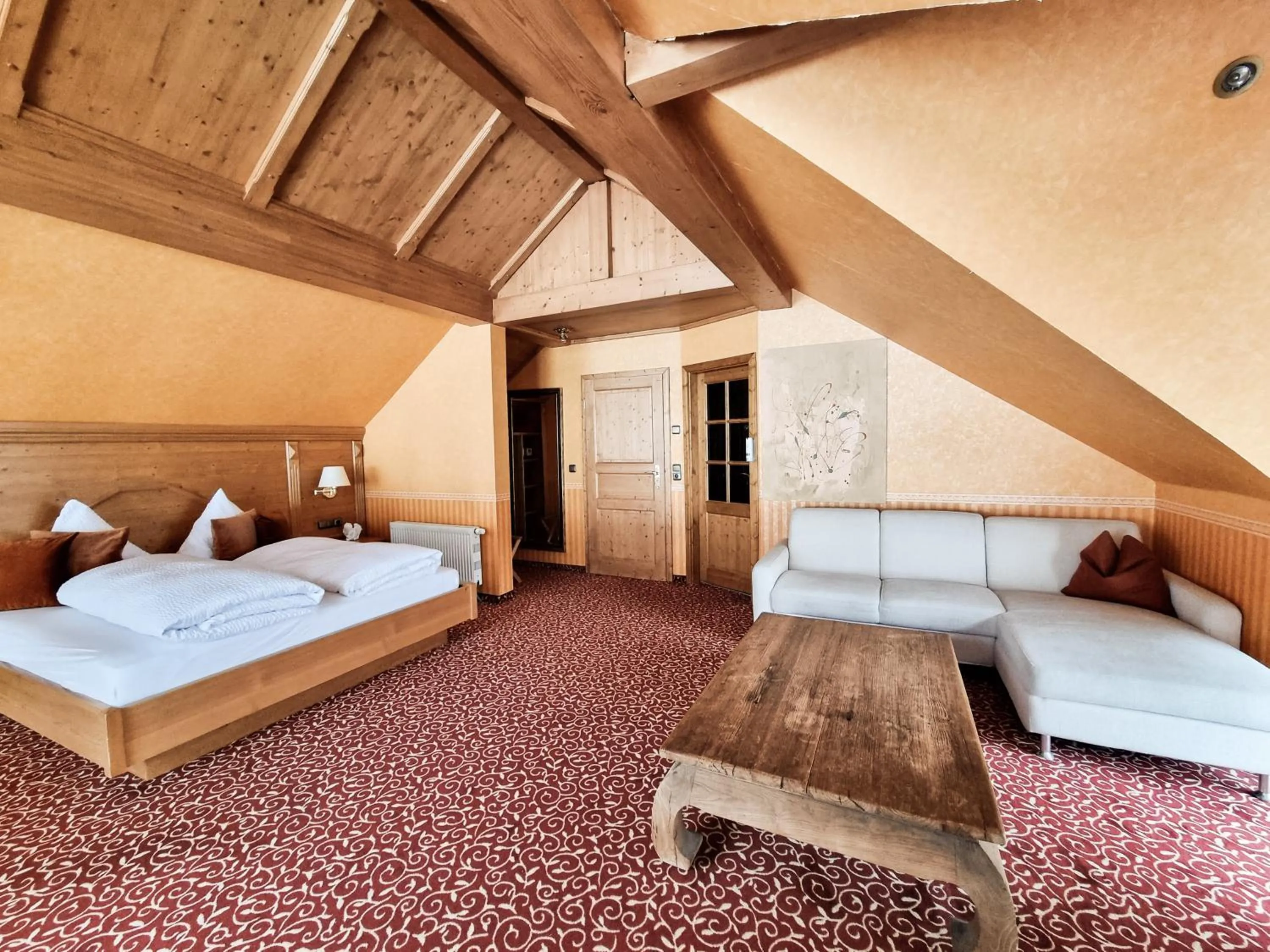 Bed in Landhaus Talblick- Frühstückspension