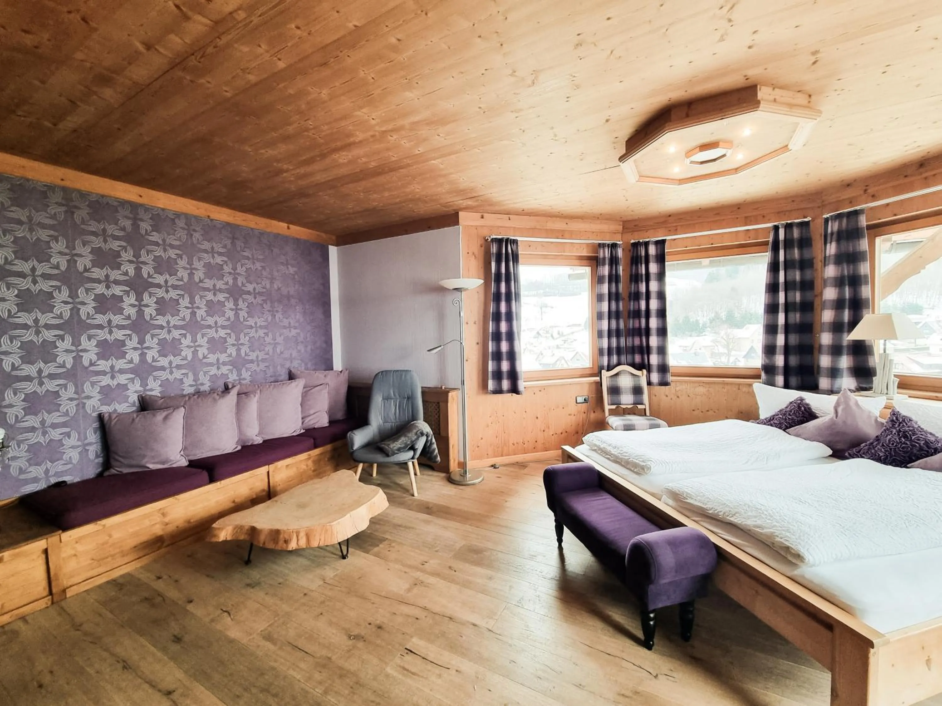 Bed in Landhaus Talblick- Frühstückspension