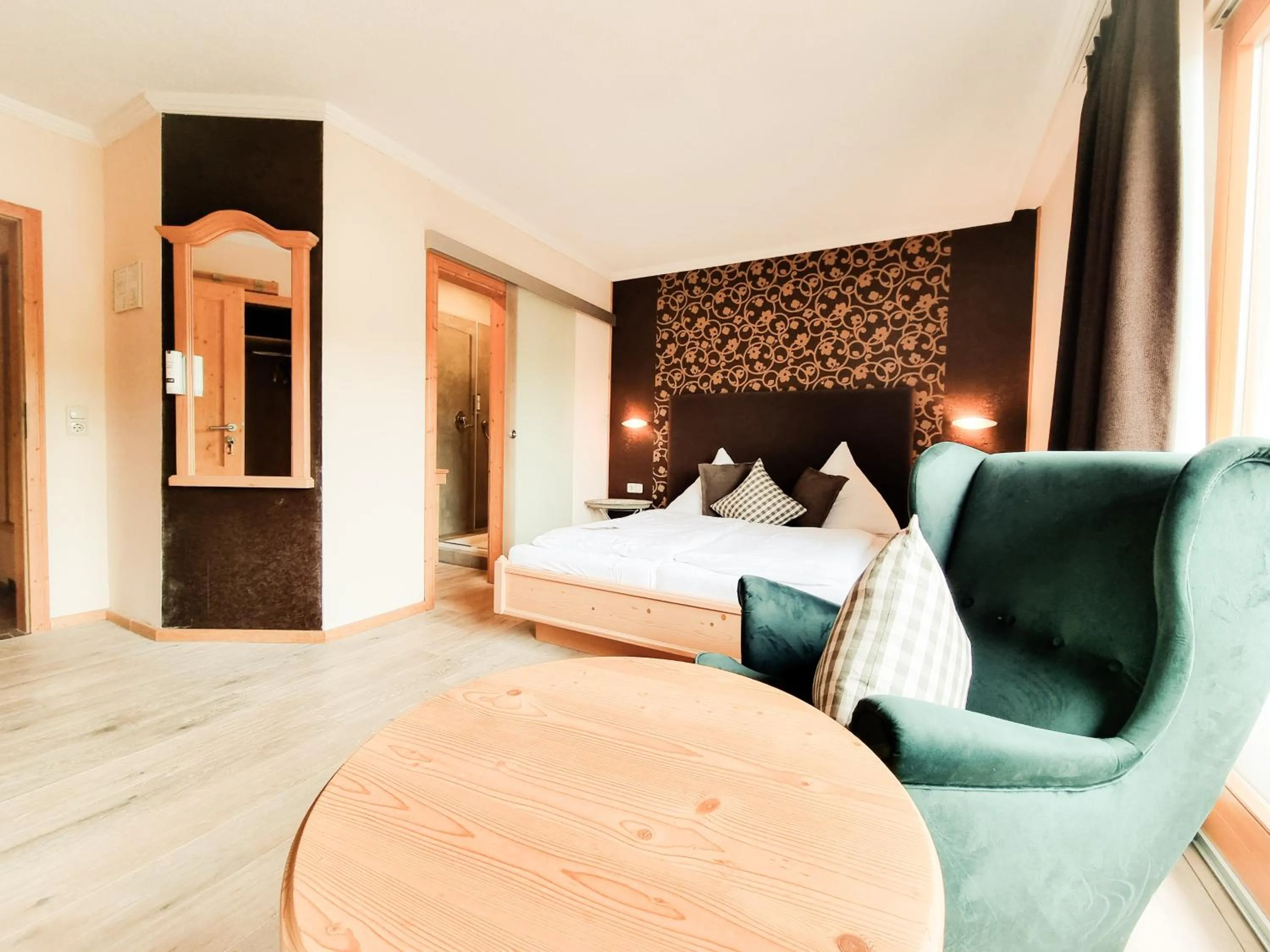 Bed in Landhaus Talblick- Frühstückspension