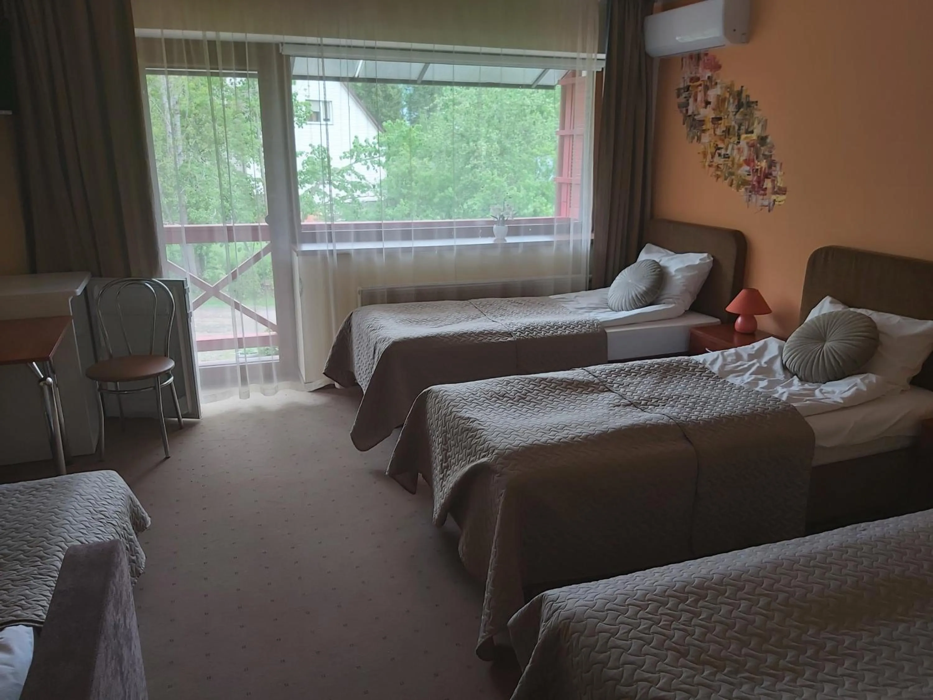 Bed in Hotel Green Smiltynė