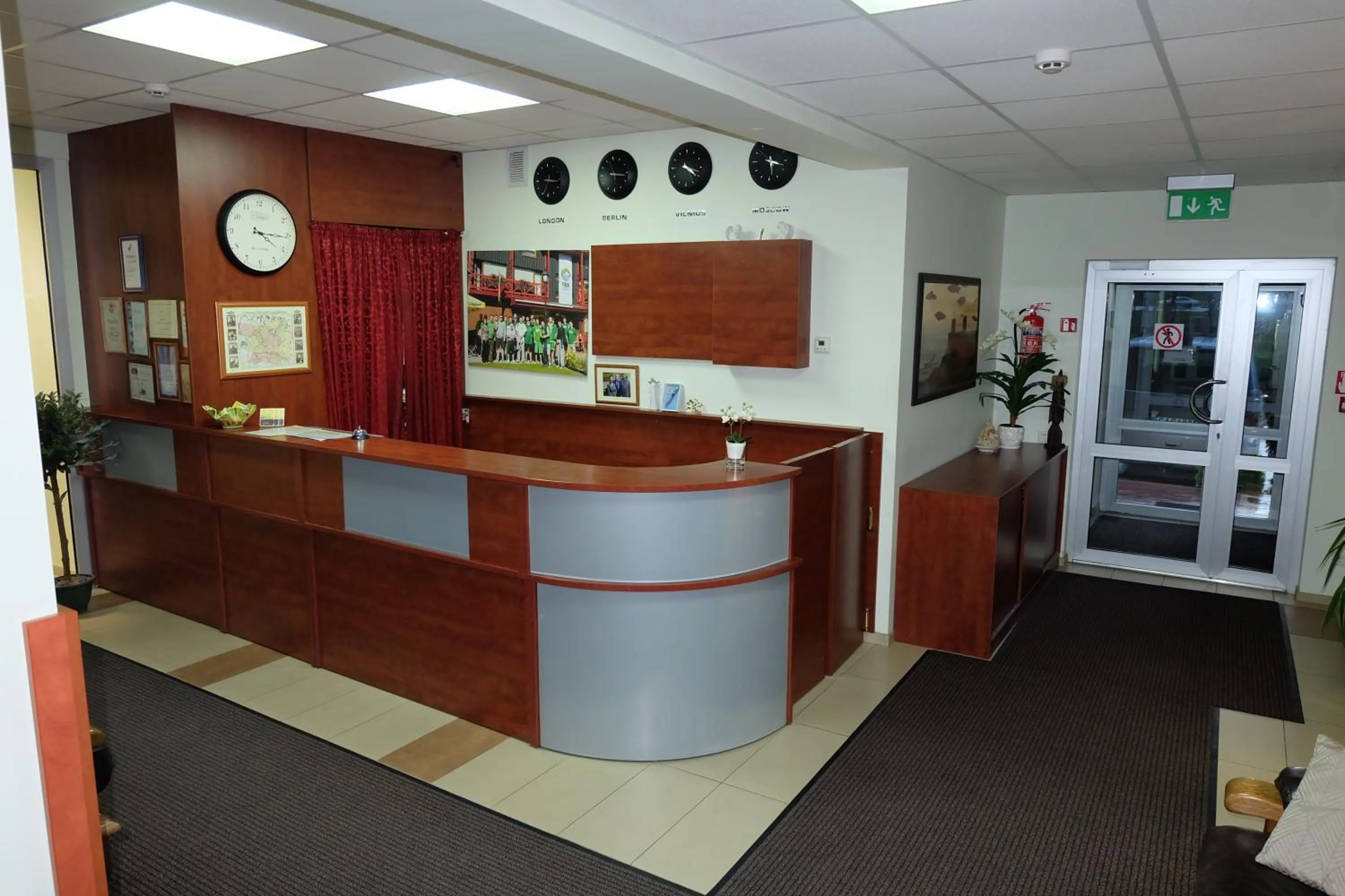 Lobby or reception in Hotel Green Smiltynė