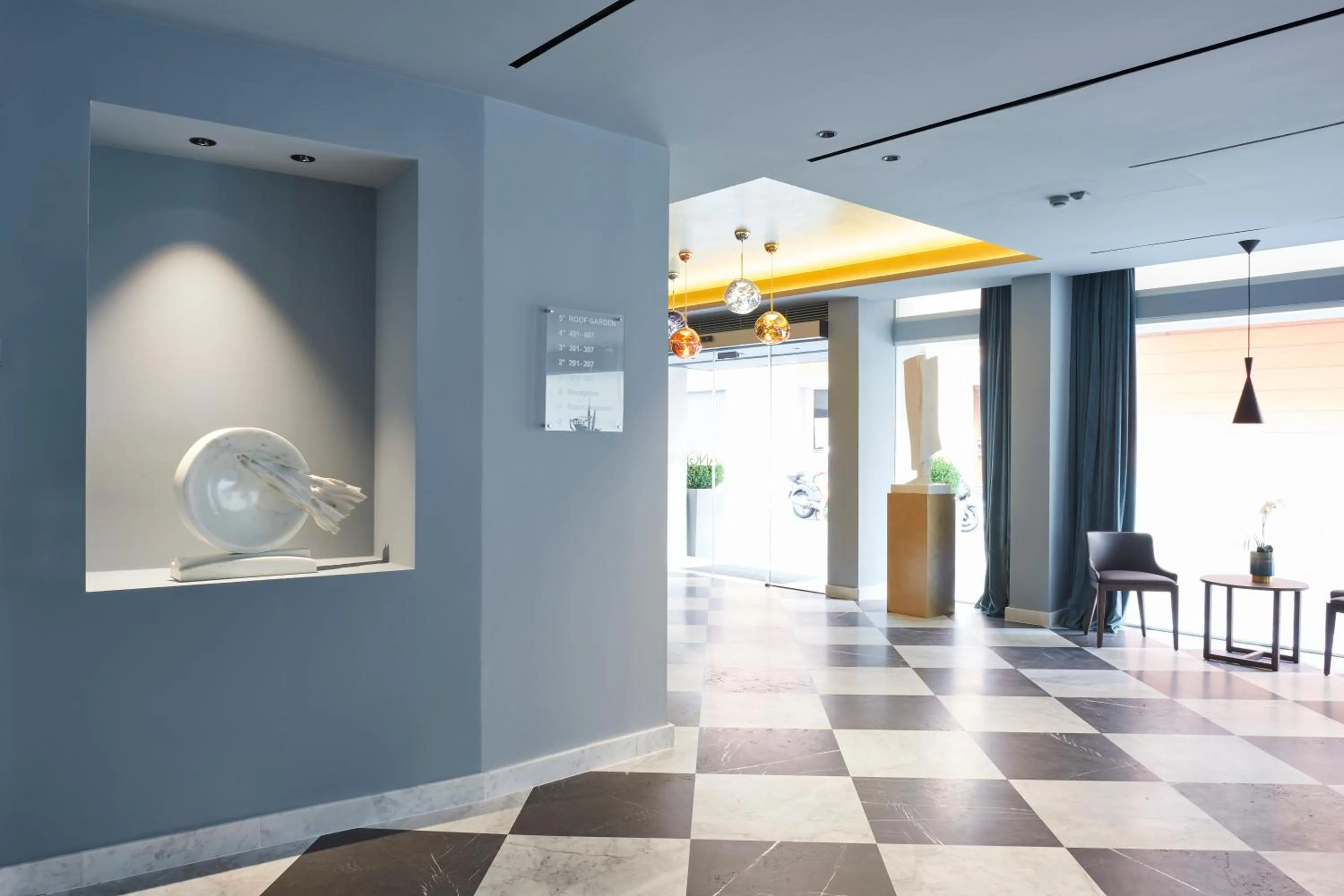 Lobby or reception in Hotel Michelangelo