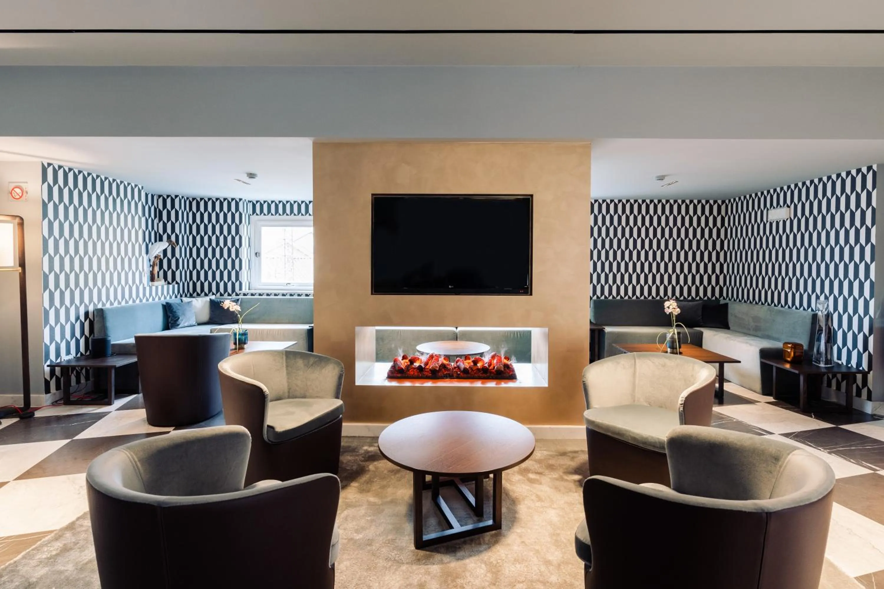 Lobby or reception in Hotel Michelangelo