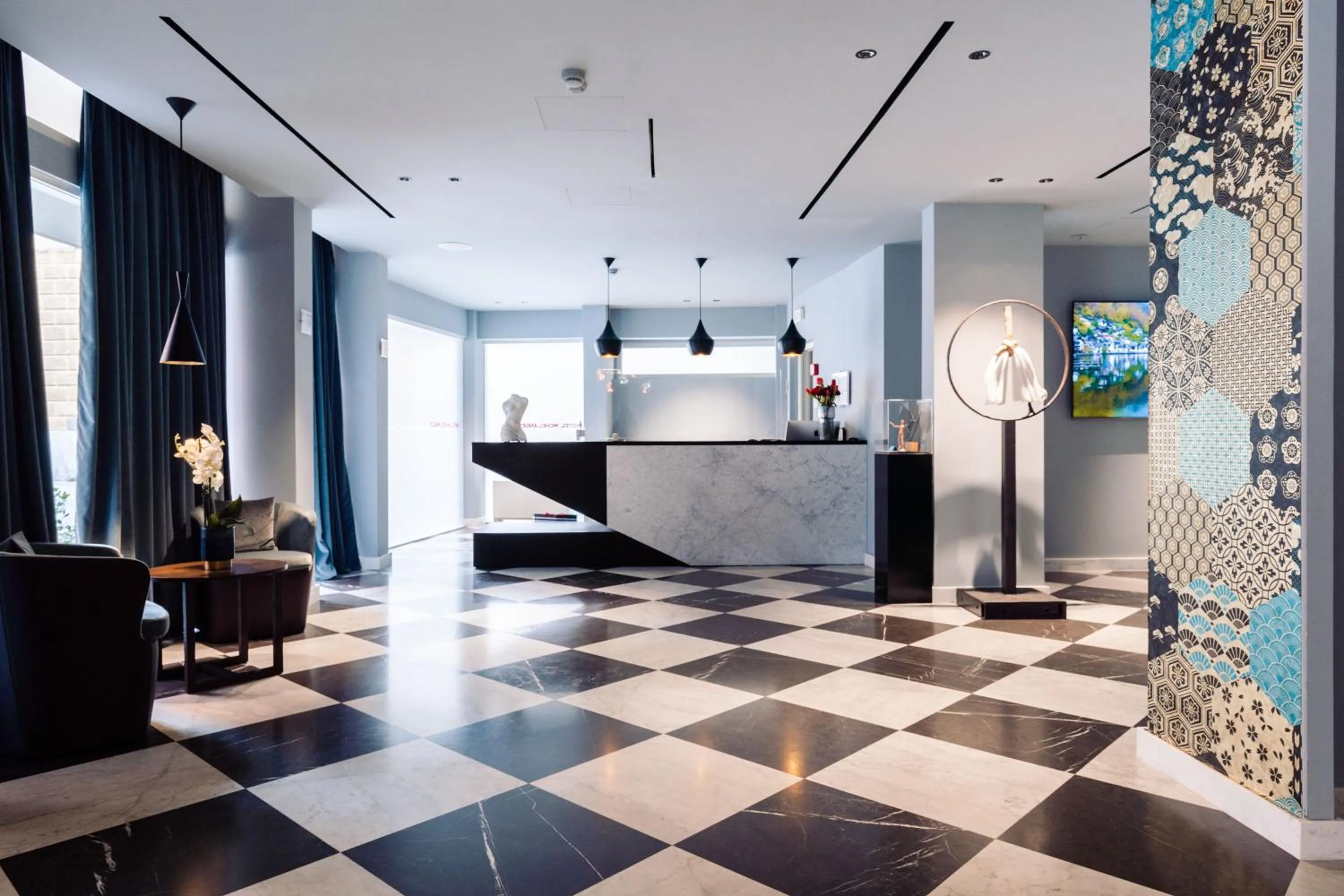 Lobby or reception in Hotel Michelangelo