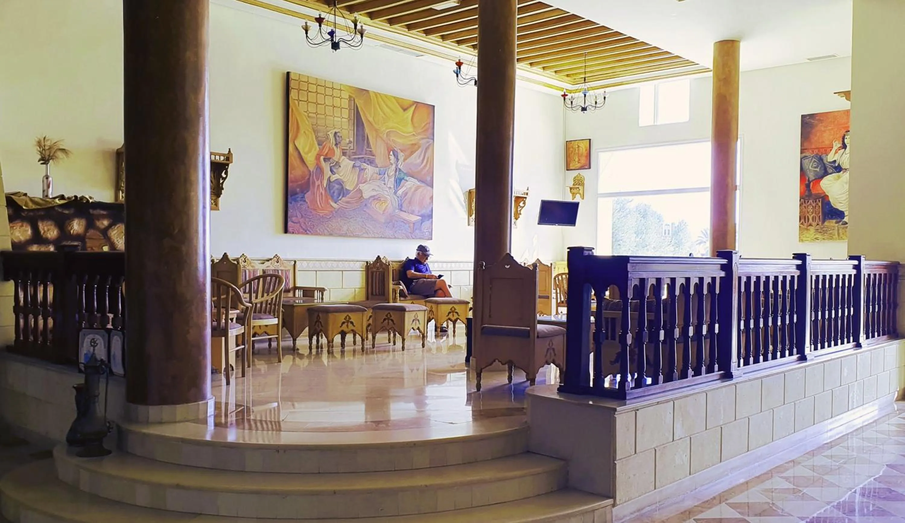 Seating area in Hotel Nour Palace Resort & Thalasso Mahdia
