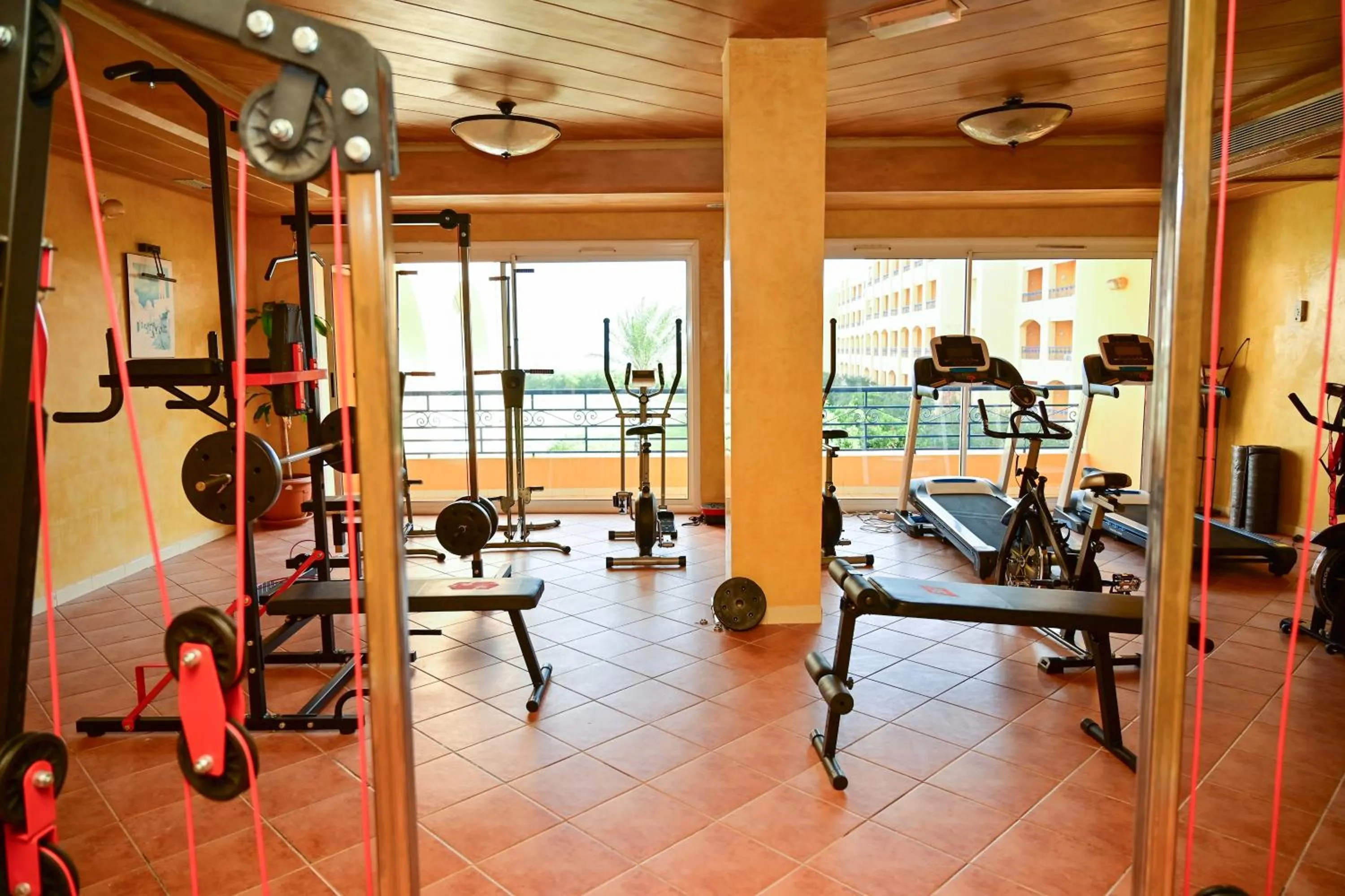 Fitness centre/facilities in Hotel Nour Palace Resort & Thalasso Mahdia