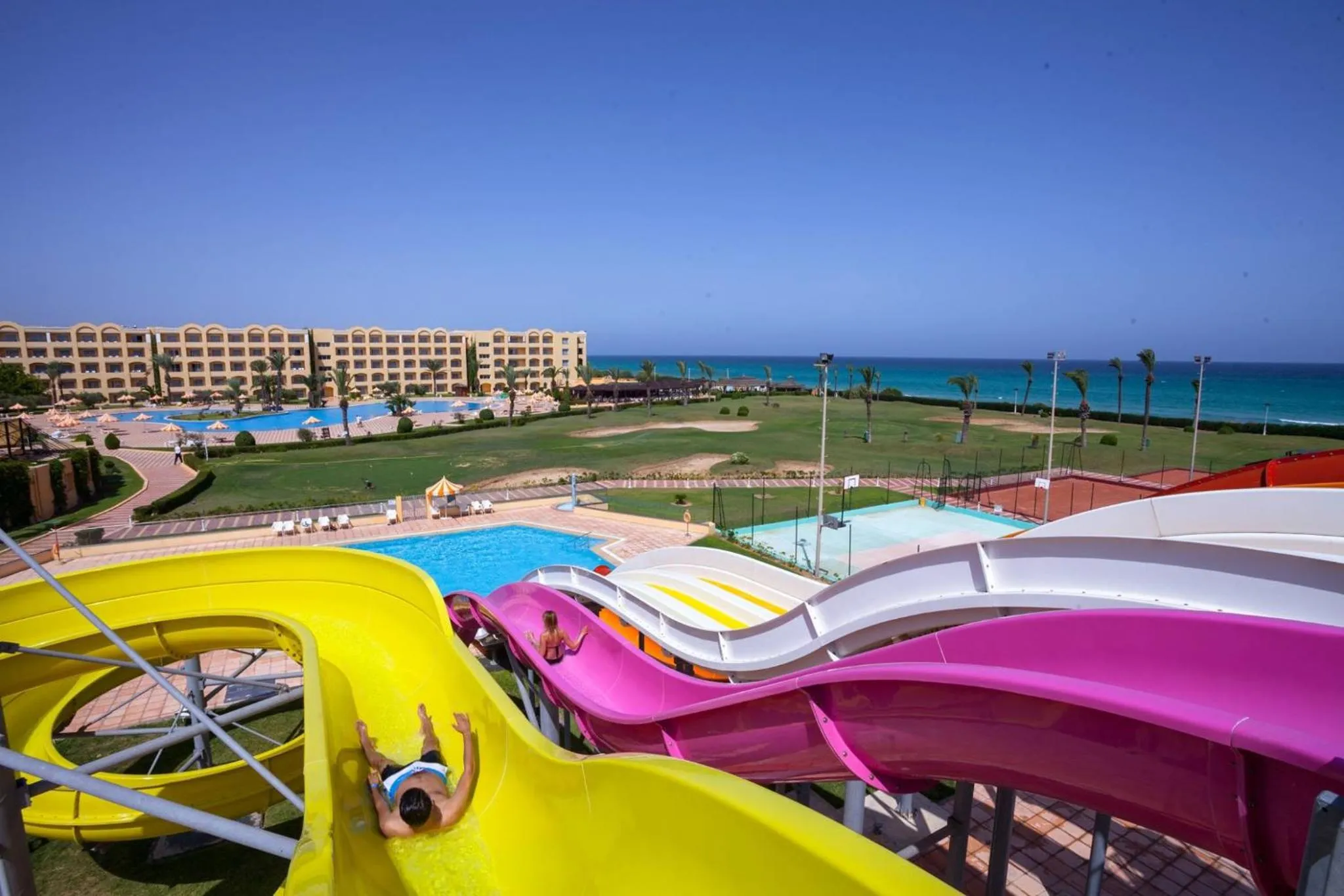 Aqua park in Hotel Nour Palace Resort & Thalasso Mahdia