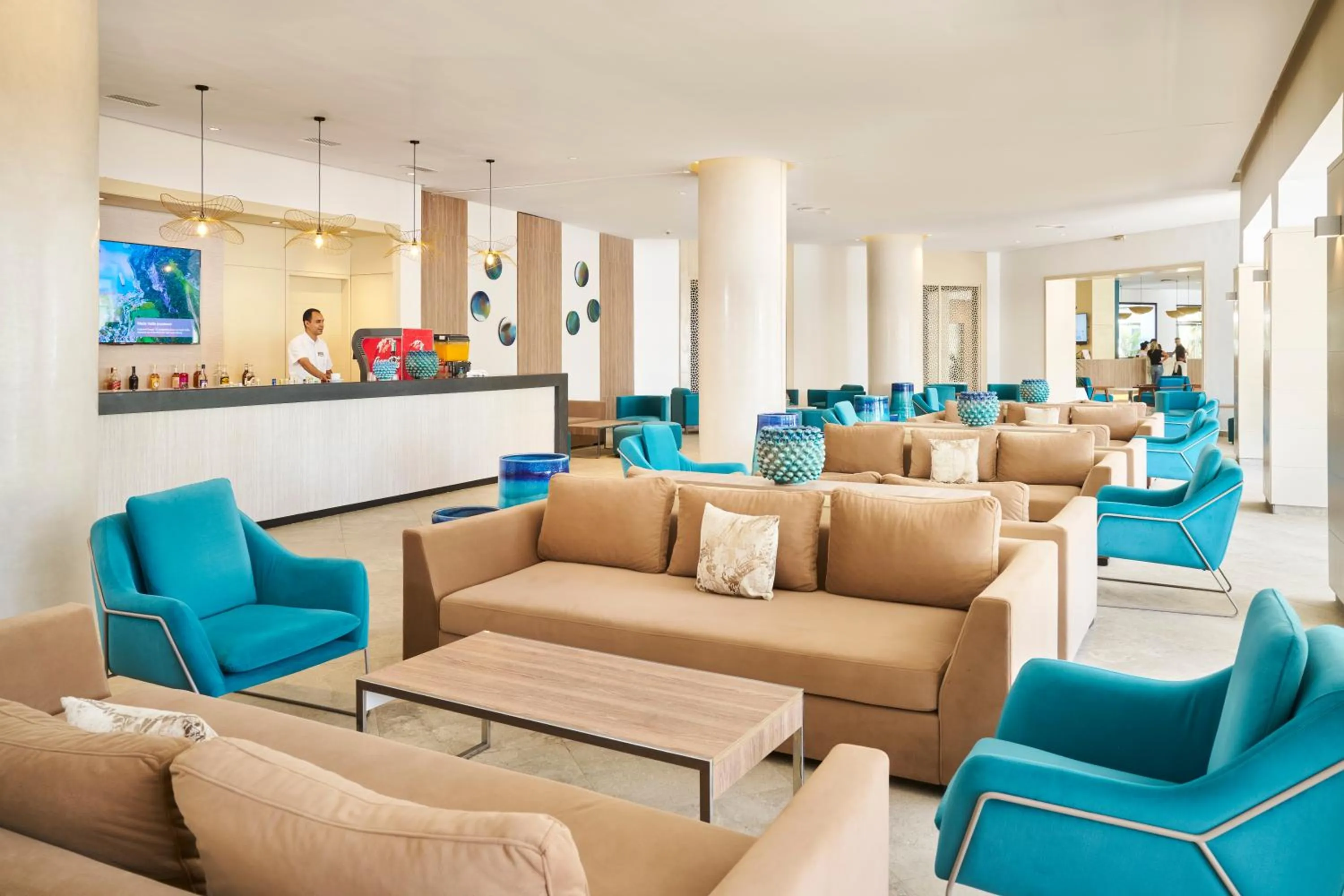 Communal lounge/ TV room in Nozha Beach Resort & Spa