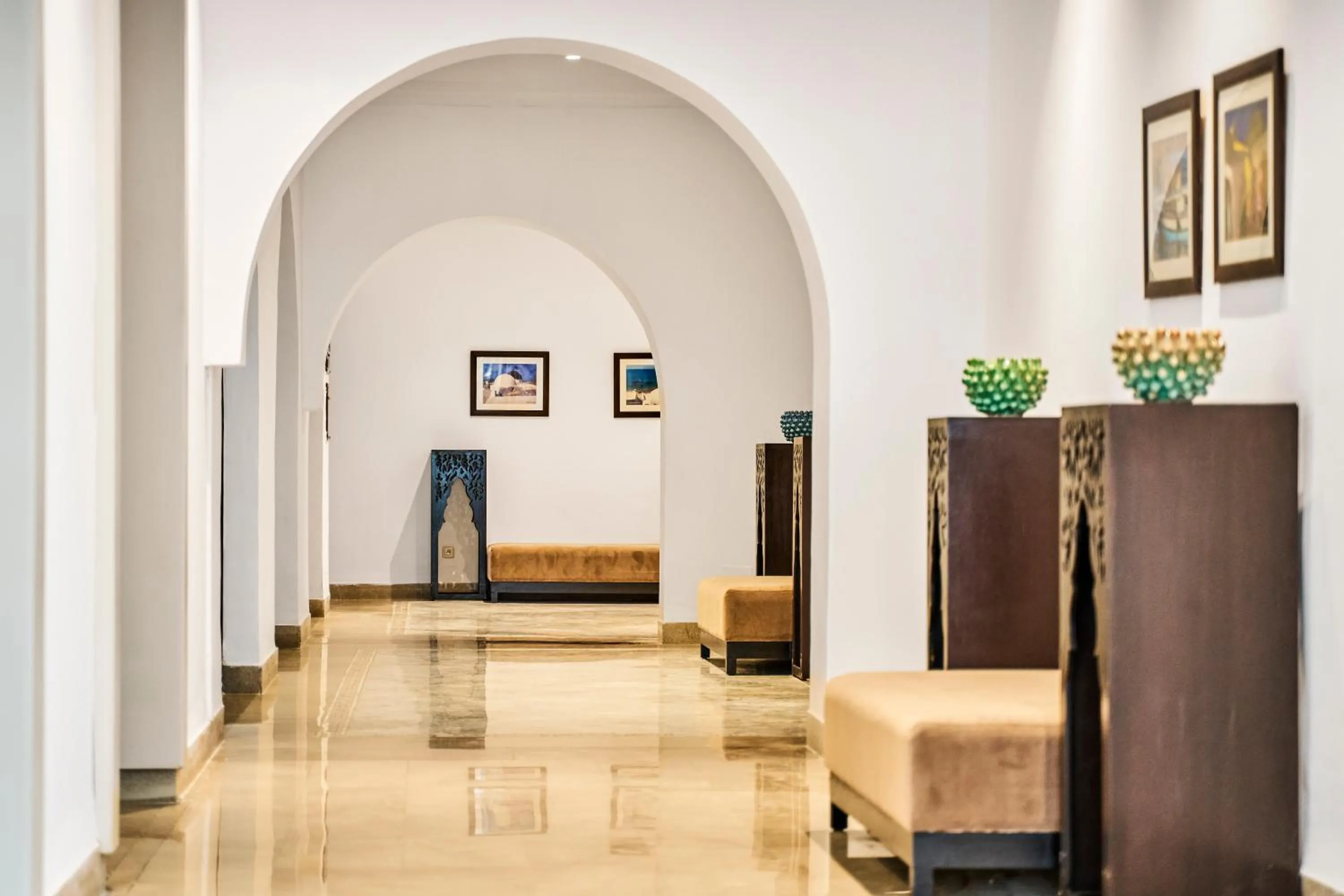 Living room in Nozha Beach Resort & Spa