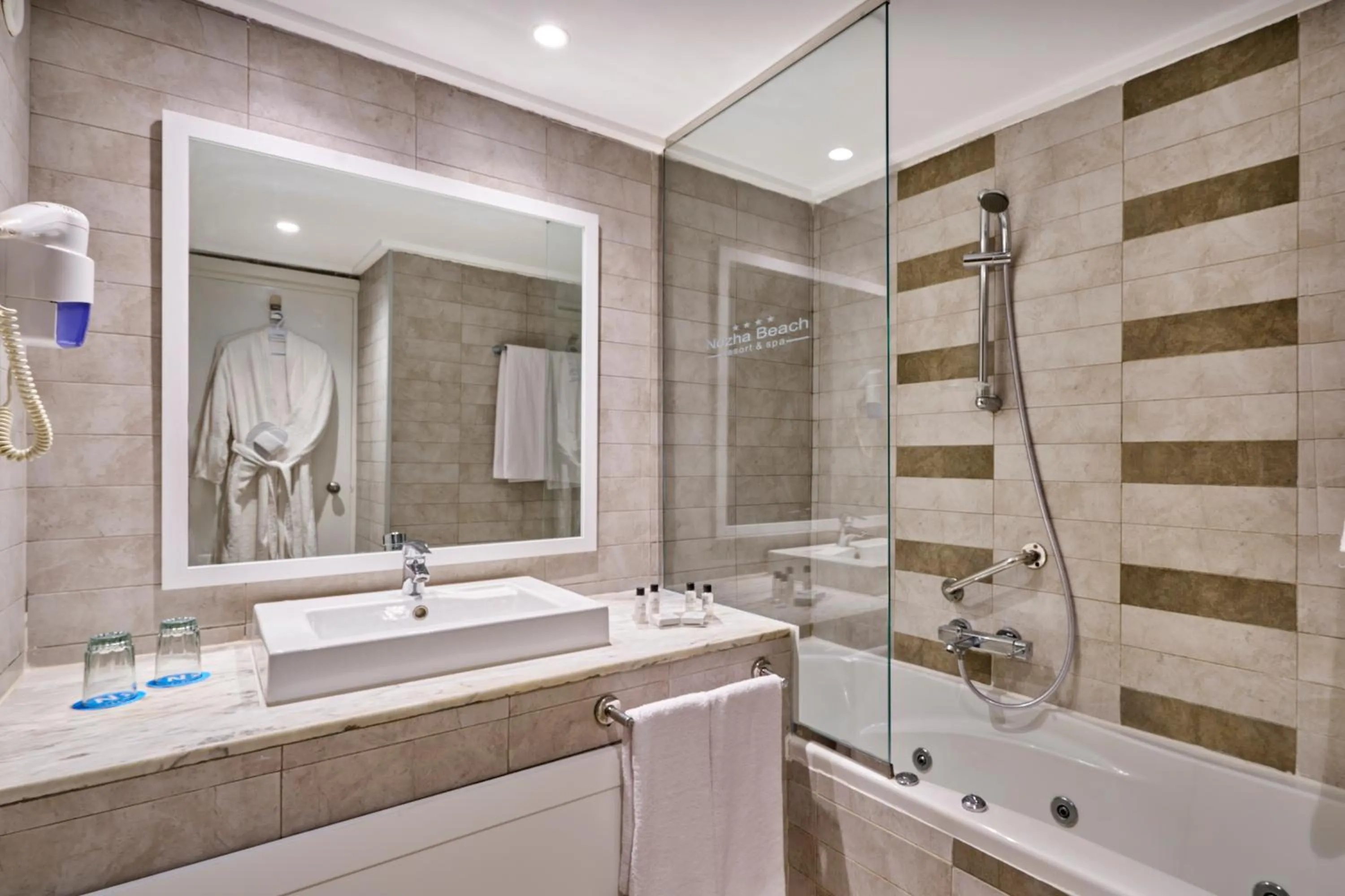 Bathroom in Nozha Beach Resort & Spa