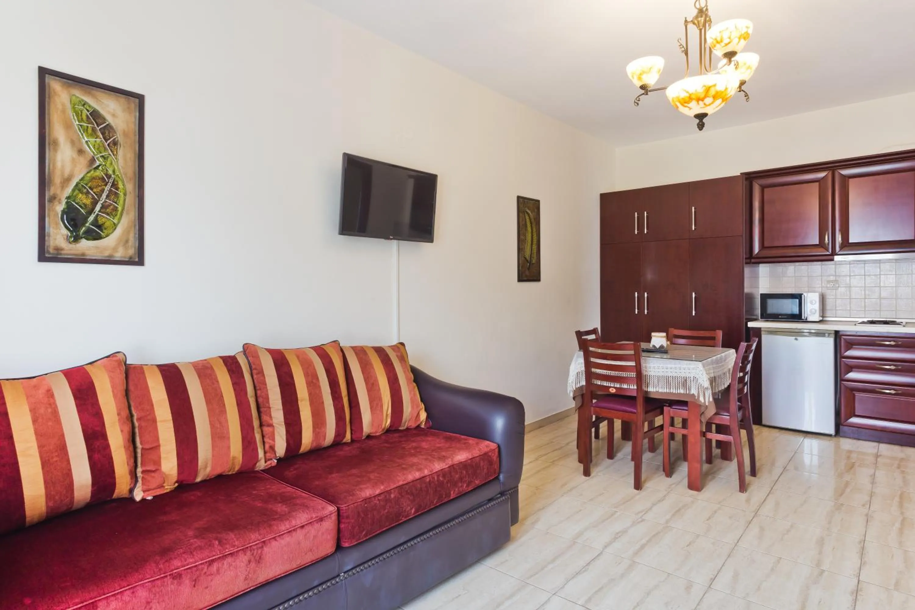 Kitchen or kitchenette in Arkasa Bay Hotel