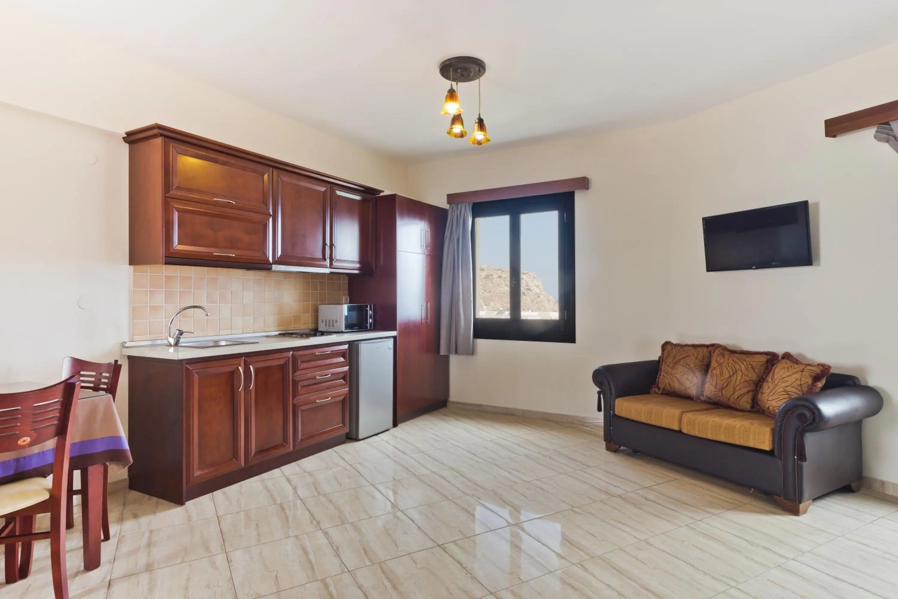 Kitchen or kitchenette in Arkasa Bay Hotel