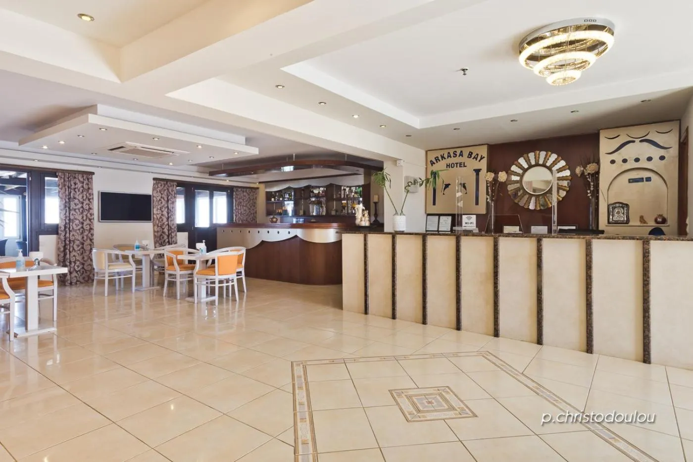 Living room in Arkasa Bay Hotel