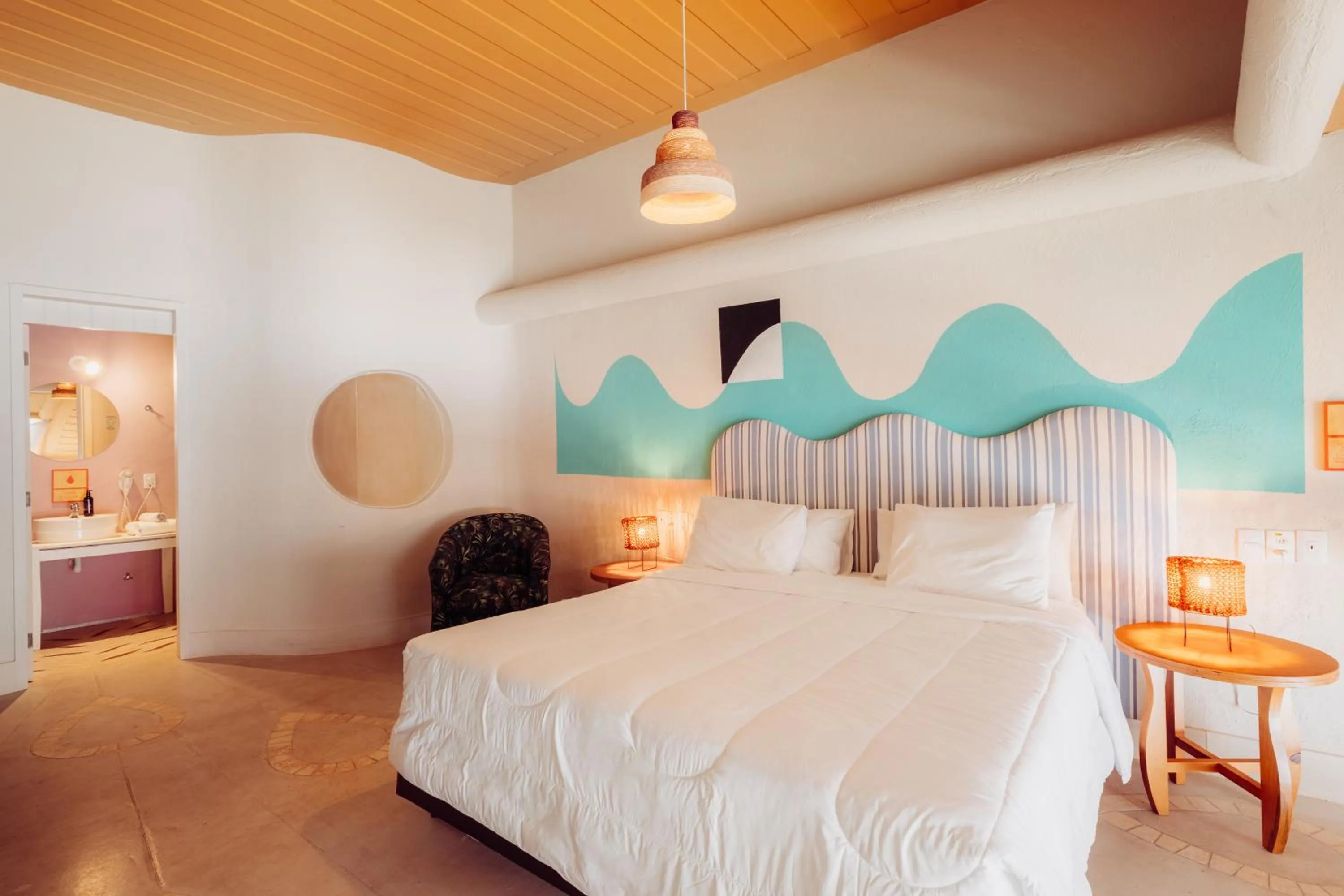 Bed in Own Búzios Beach Hotel