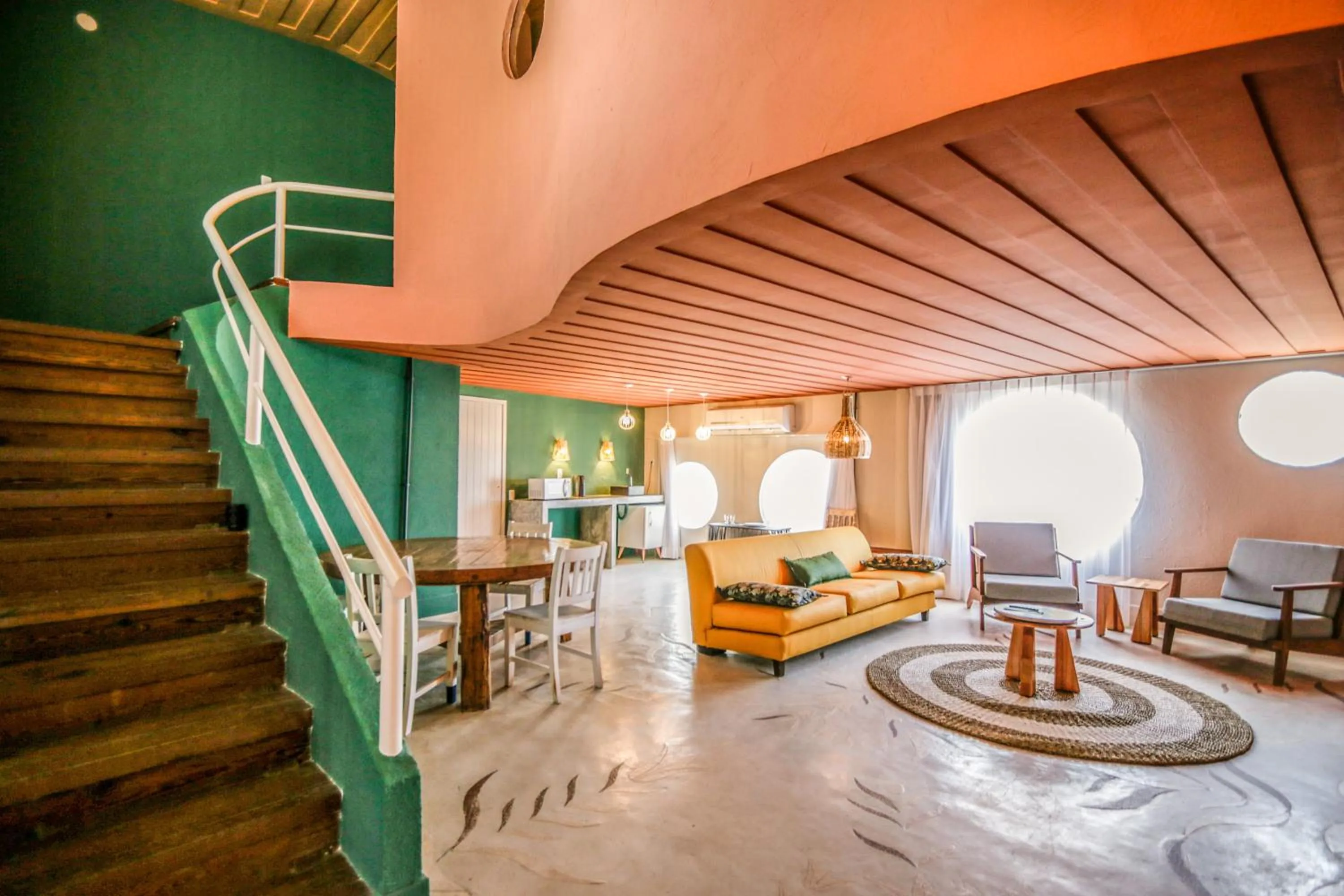 Seating area in Selina Buzios