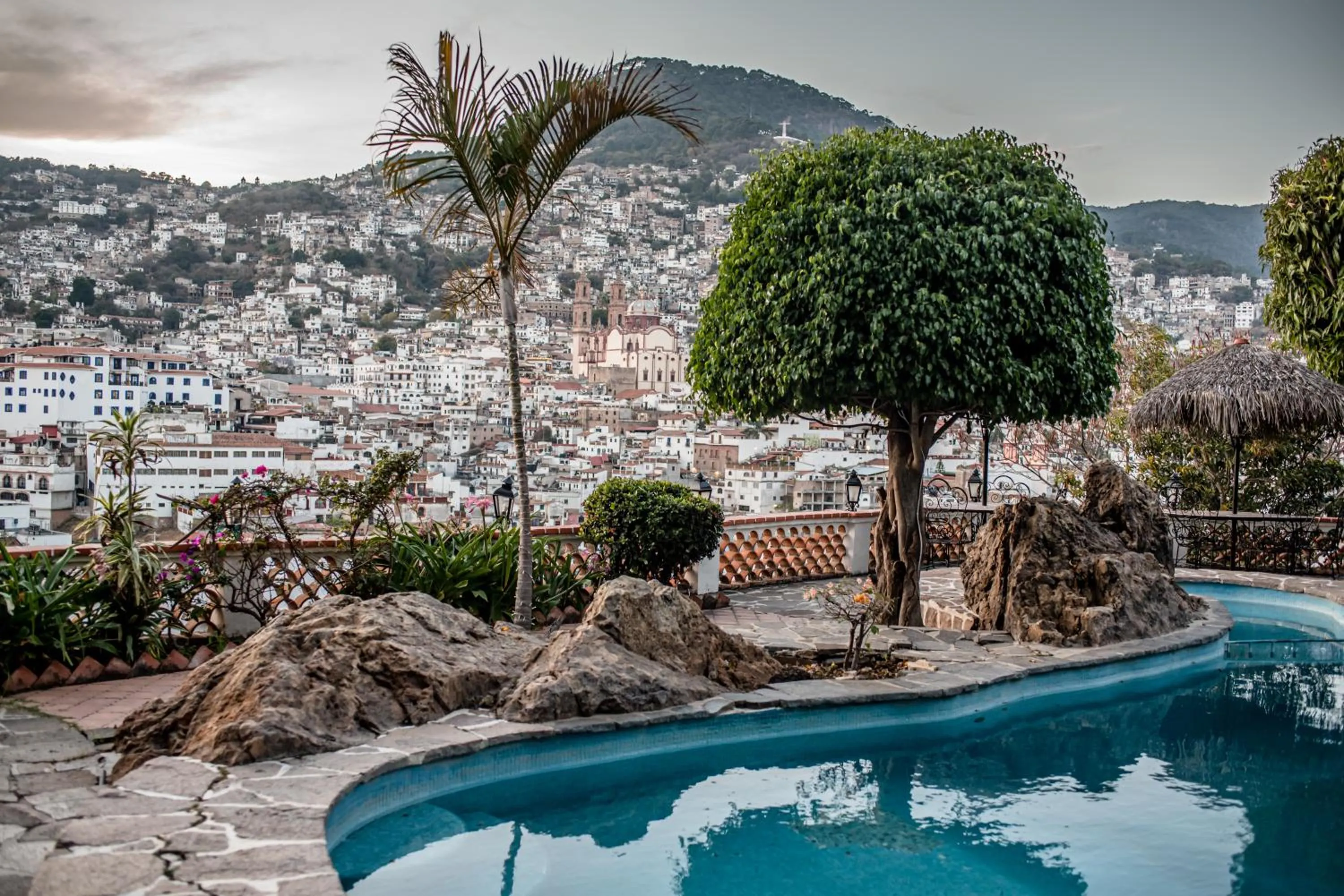 Swimming pool in Hotel Cielito Lindo, Taxco