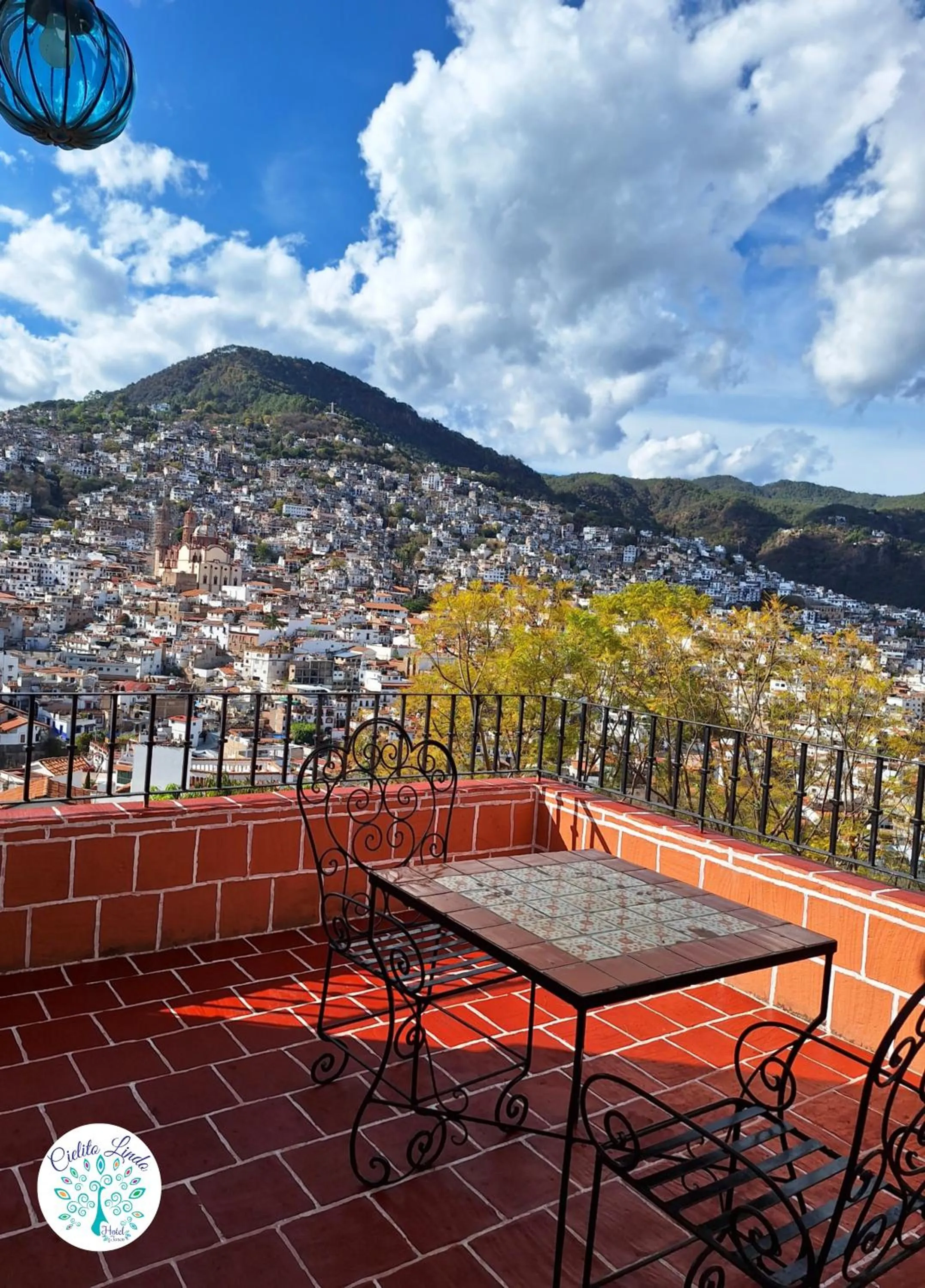Natural landscape in Hotel Cielito Lindo, Taxco