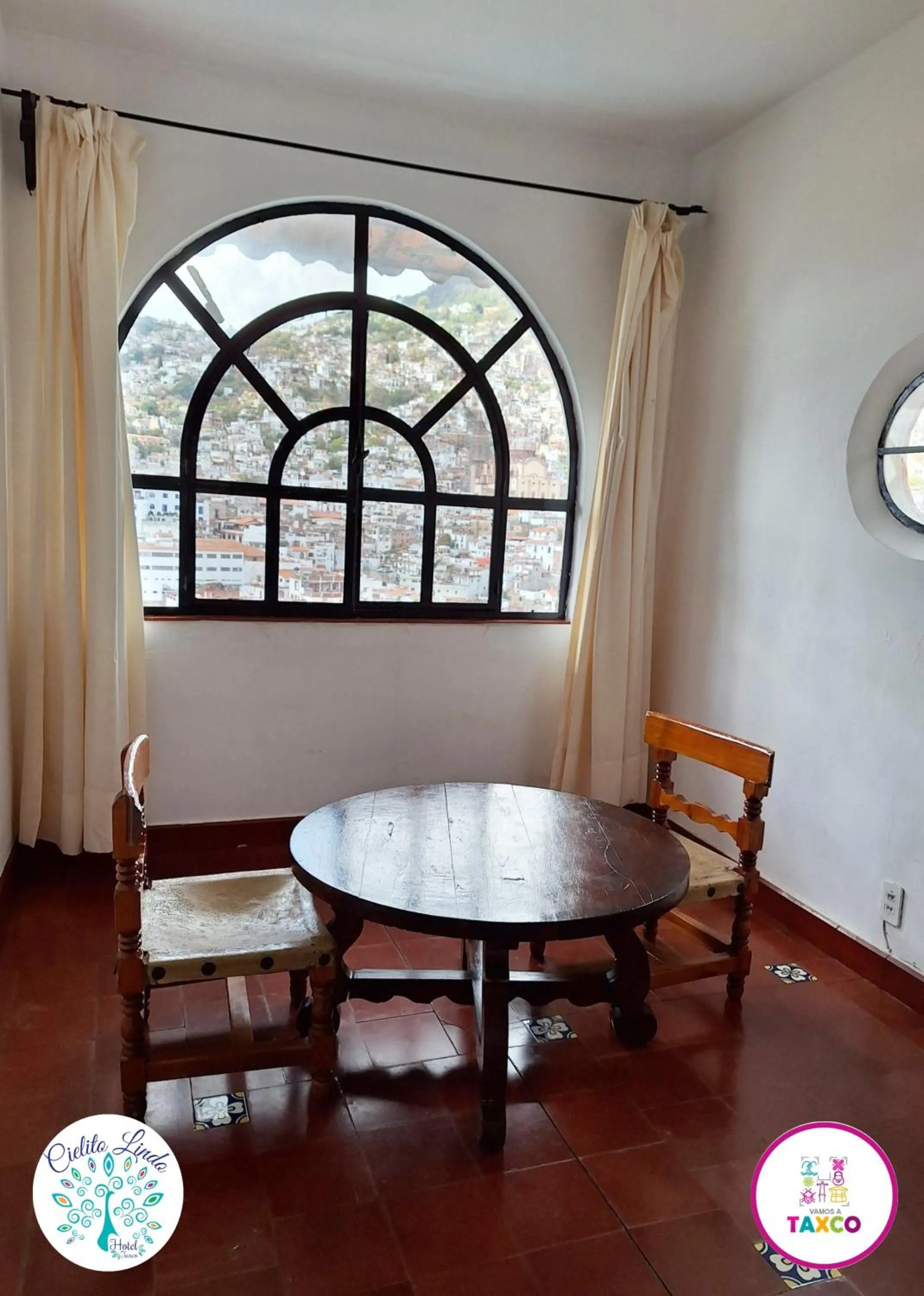 Living room in Hotel Cielito Lindo, Taxco